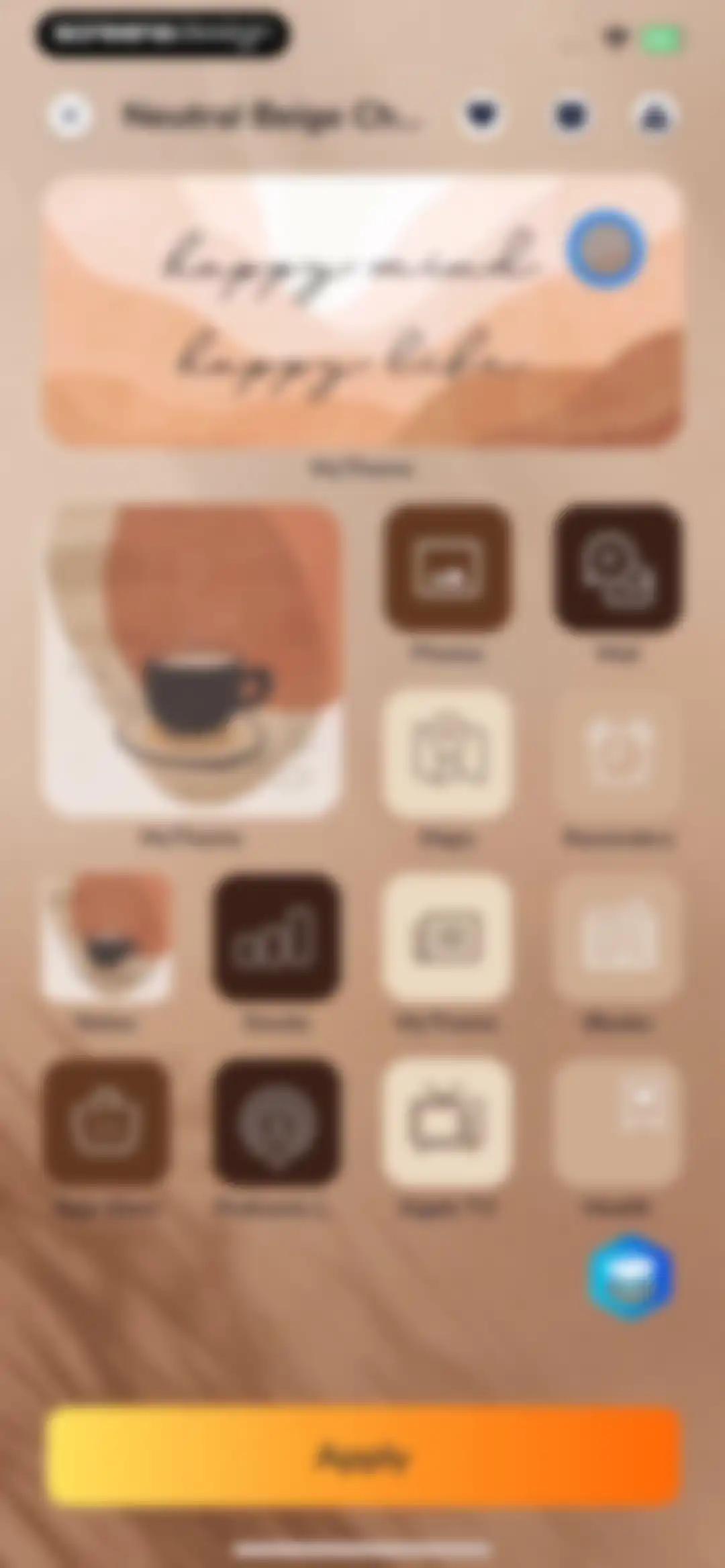 MyTheme - App Icons & Widgets screen 15