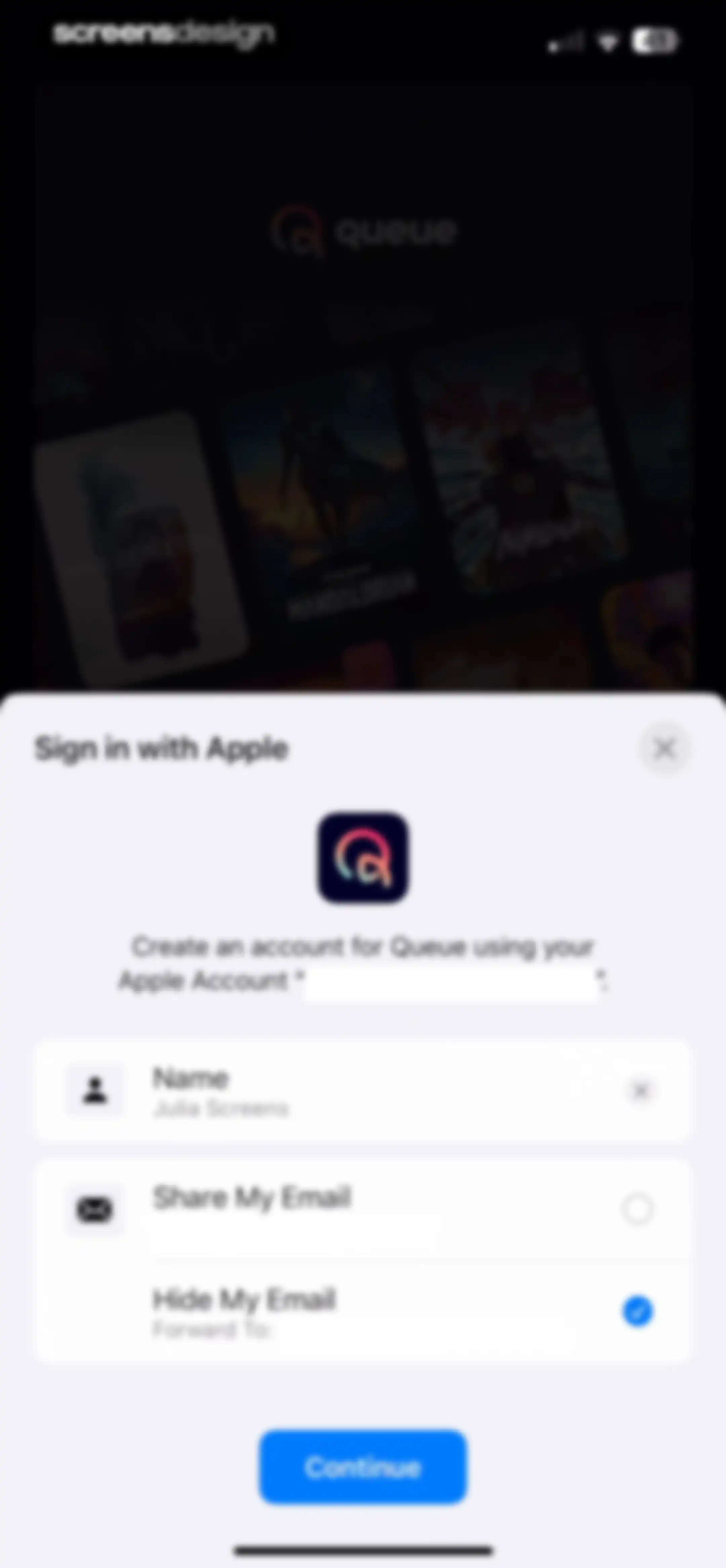 Queue - Find Movies & Shows screen 3