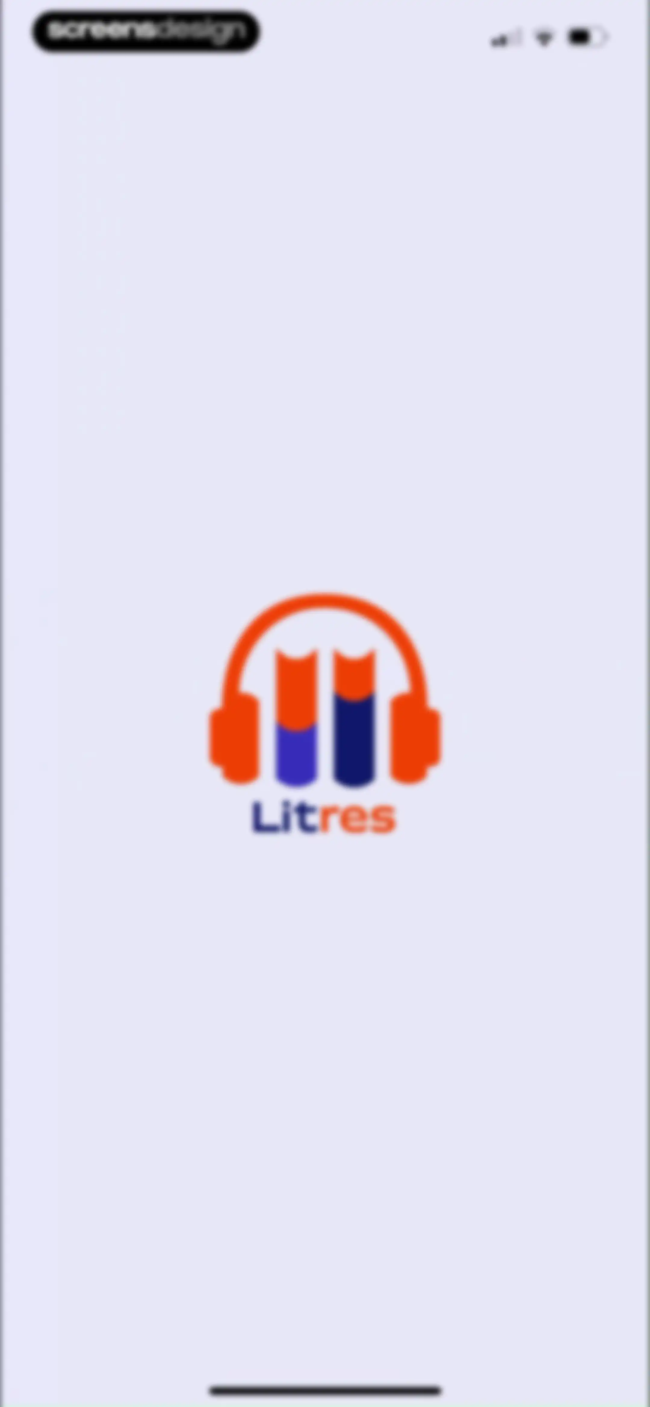 Litres: Audio screen 1