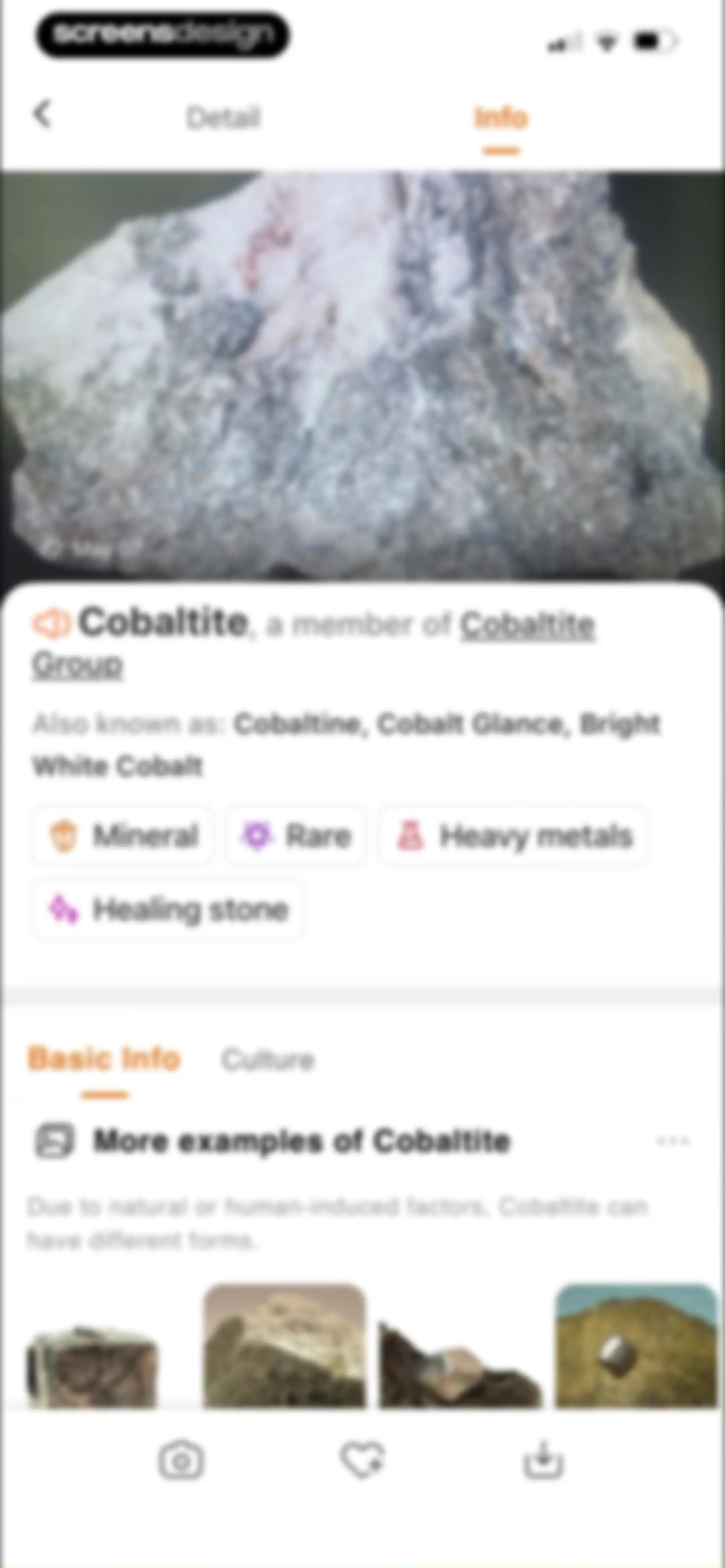 Rock Identifier: Stone ID screen 63