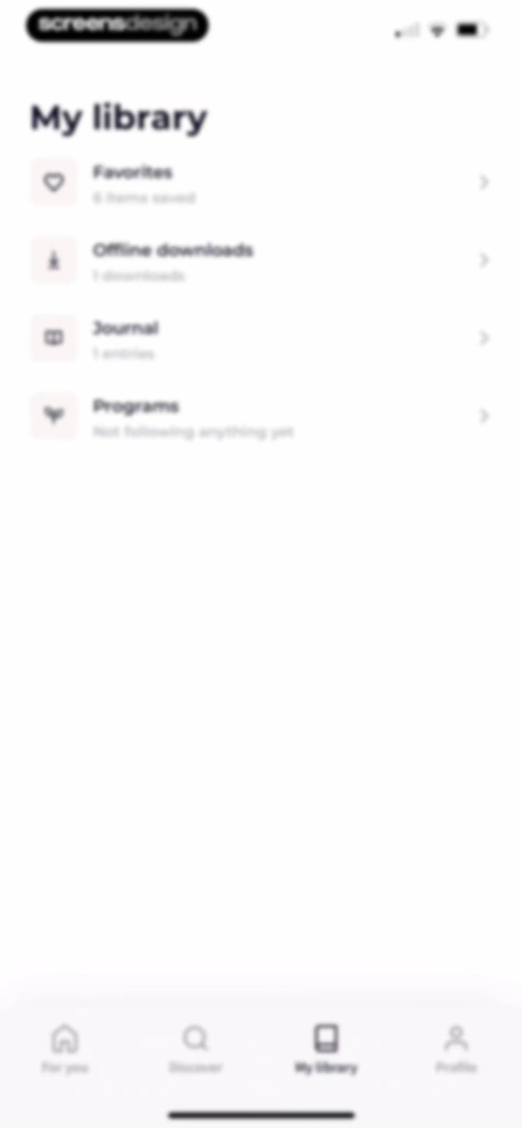 Meditation Moments - Guided screen 86