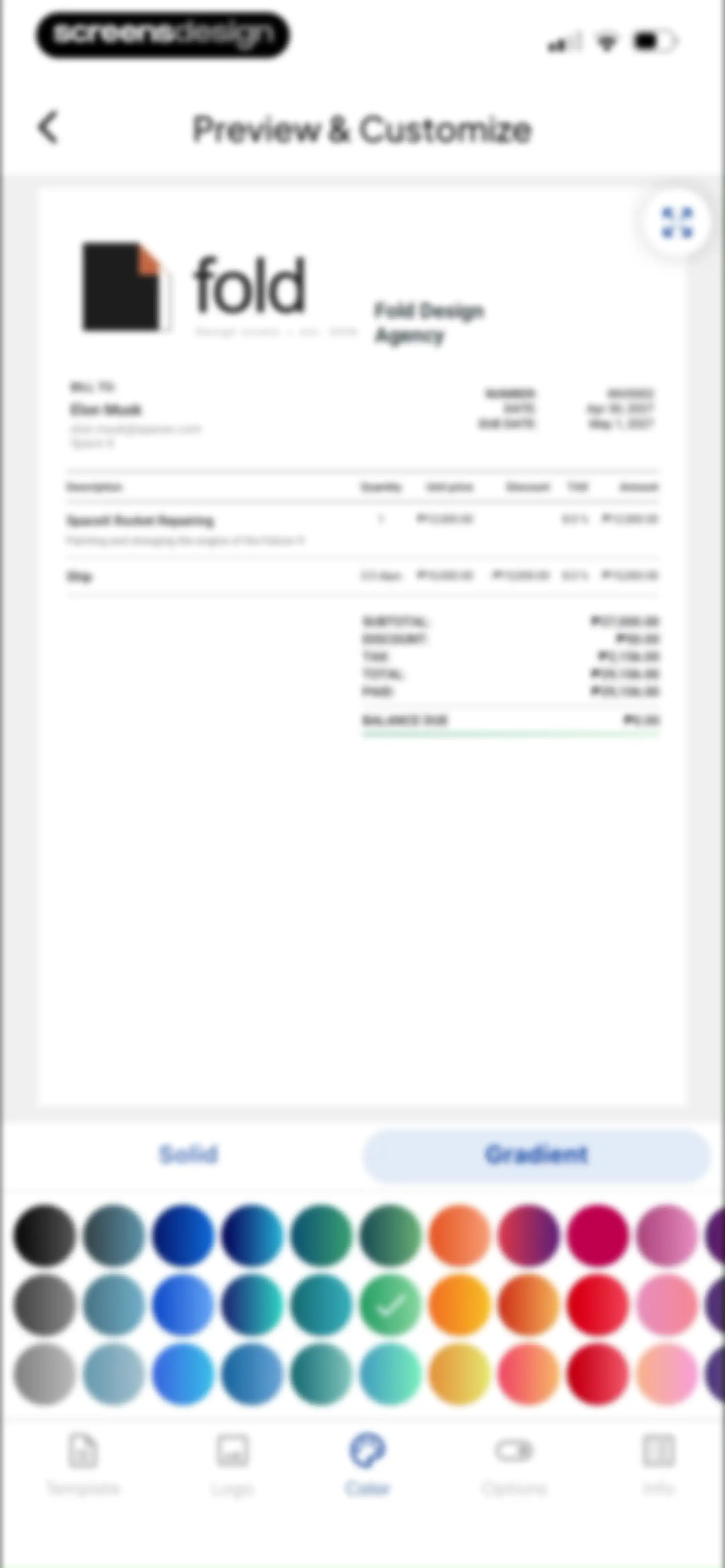 Invoice Maker - Invoice Fly screen 60