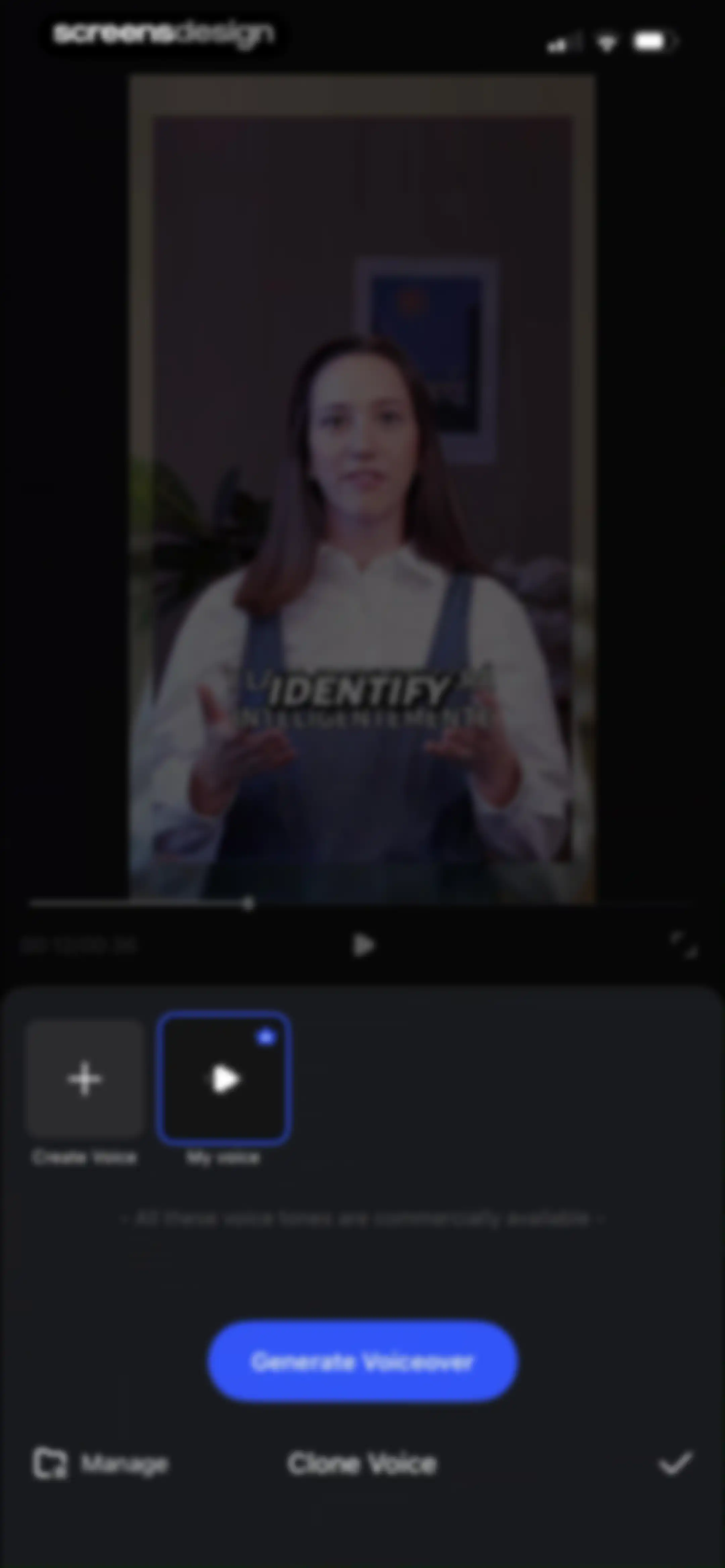 Vmake Labs: create viral video screen 79