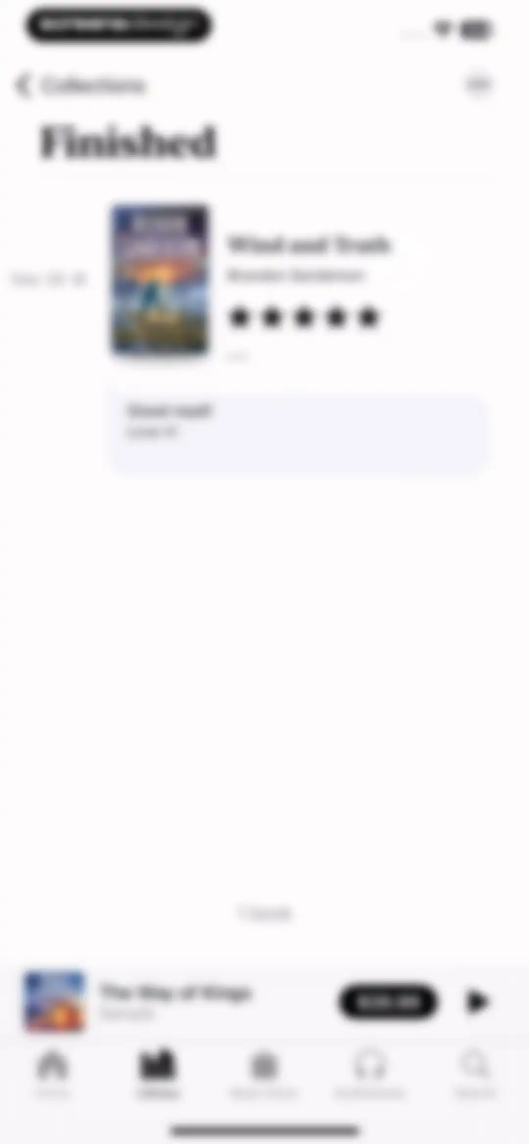 Apple Books screen 107