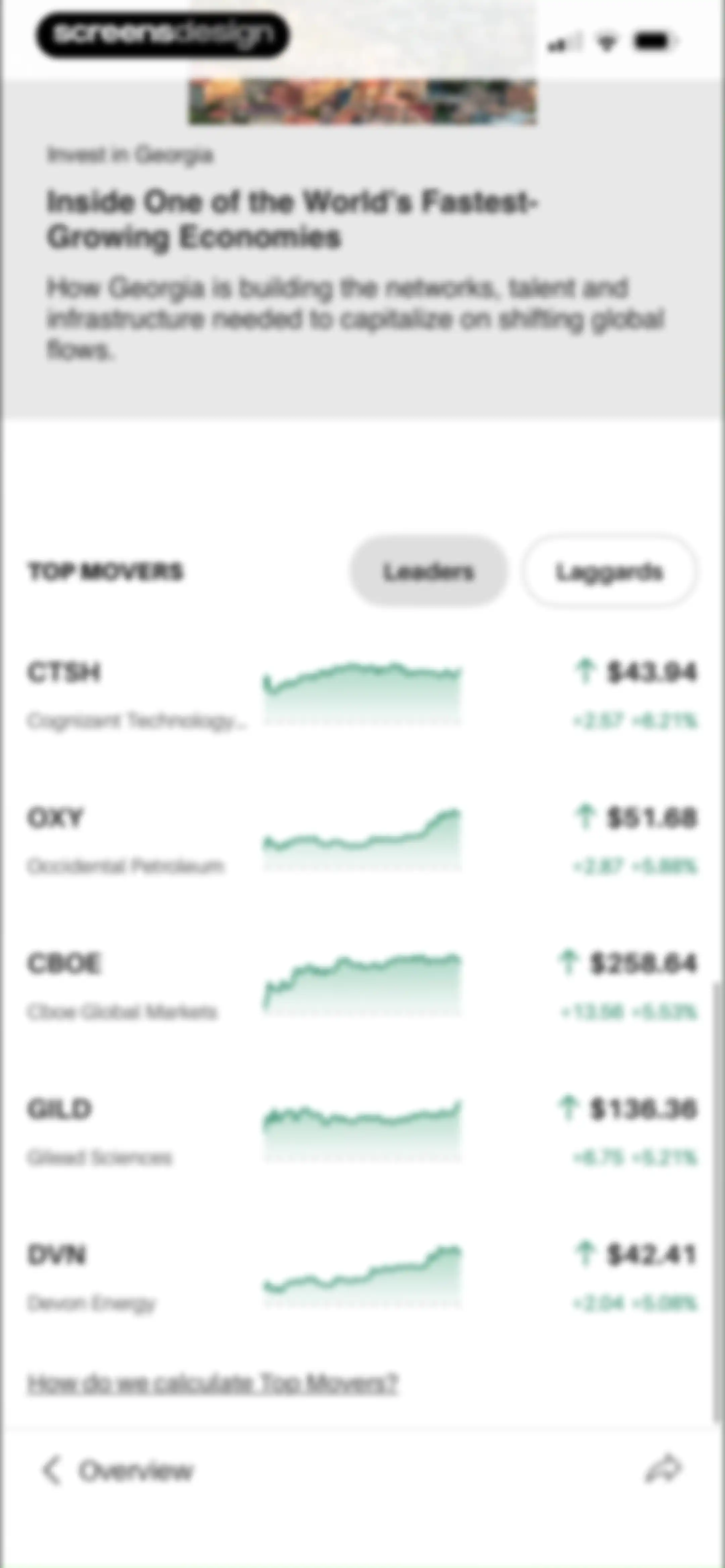 Barron’s - Investing Insights screen 32