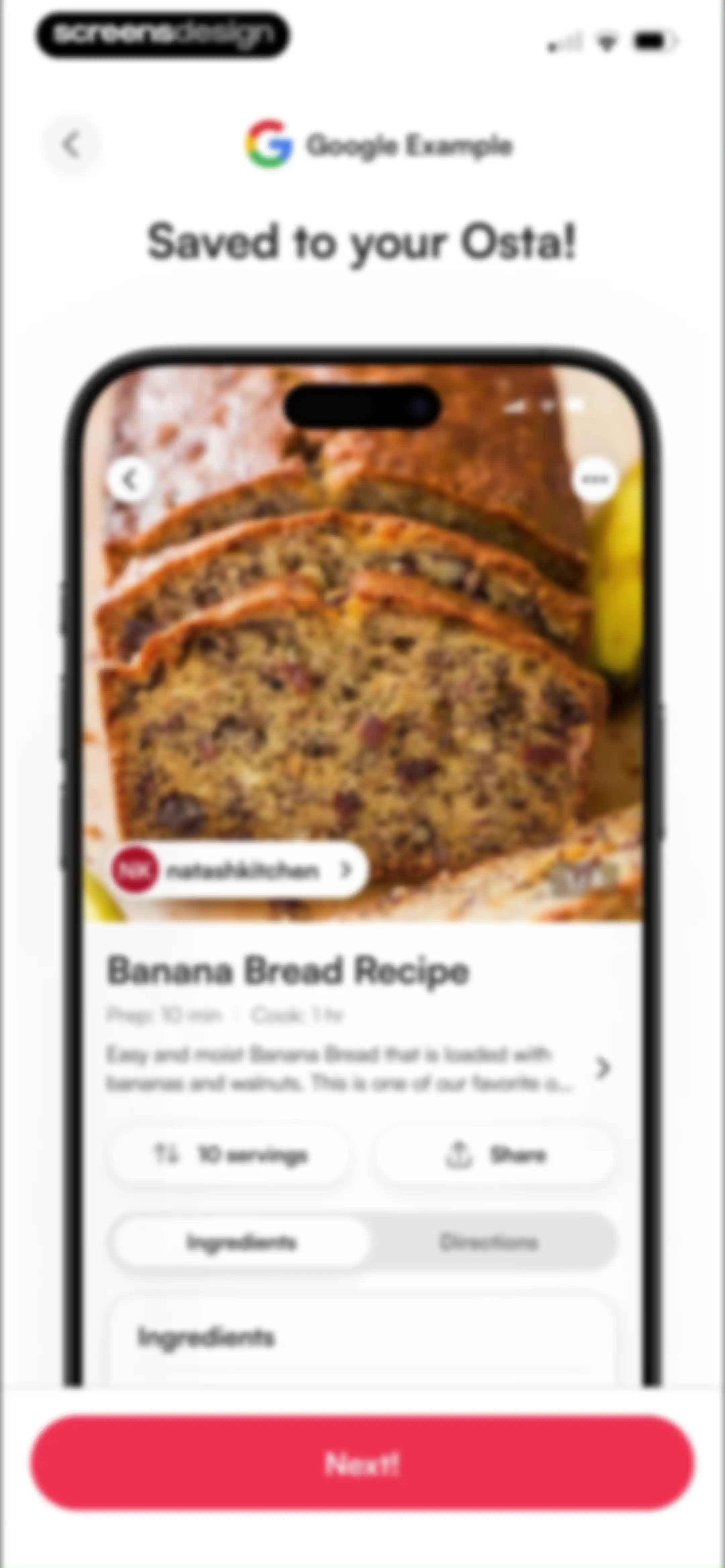 Osta: Save & Share Recipes screen 11