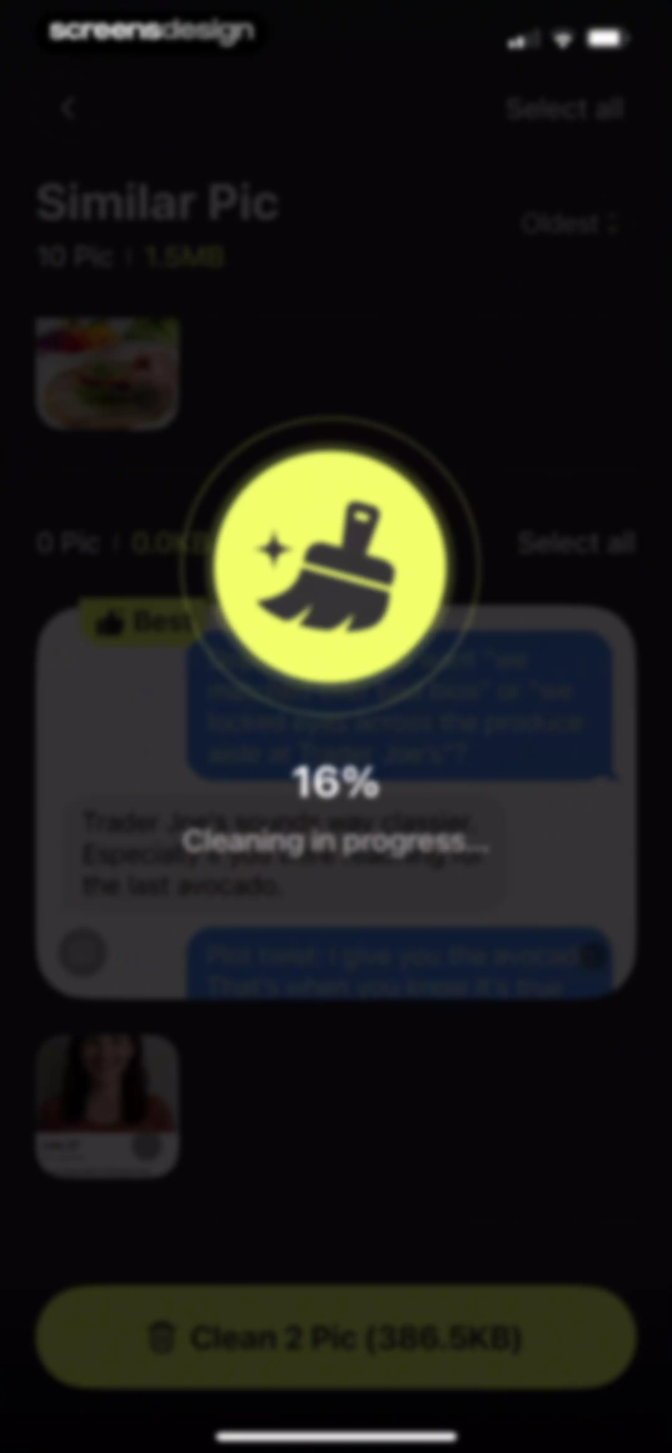 Lumi Cleaner: storage cleaner screen 15