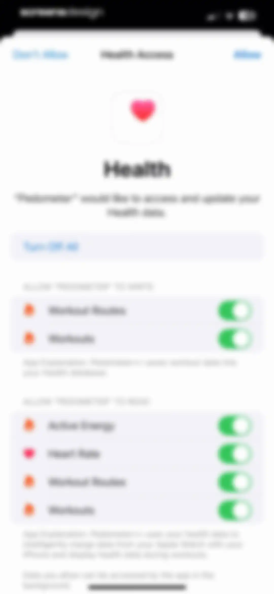 Pedometer++ screen 31