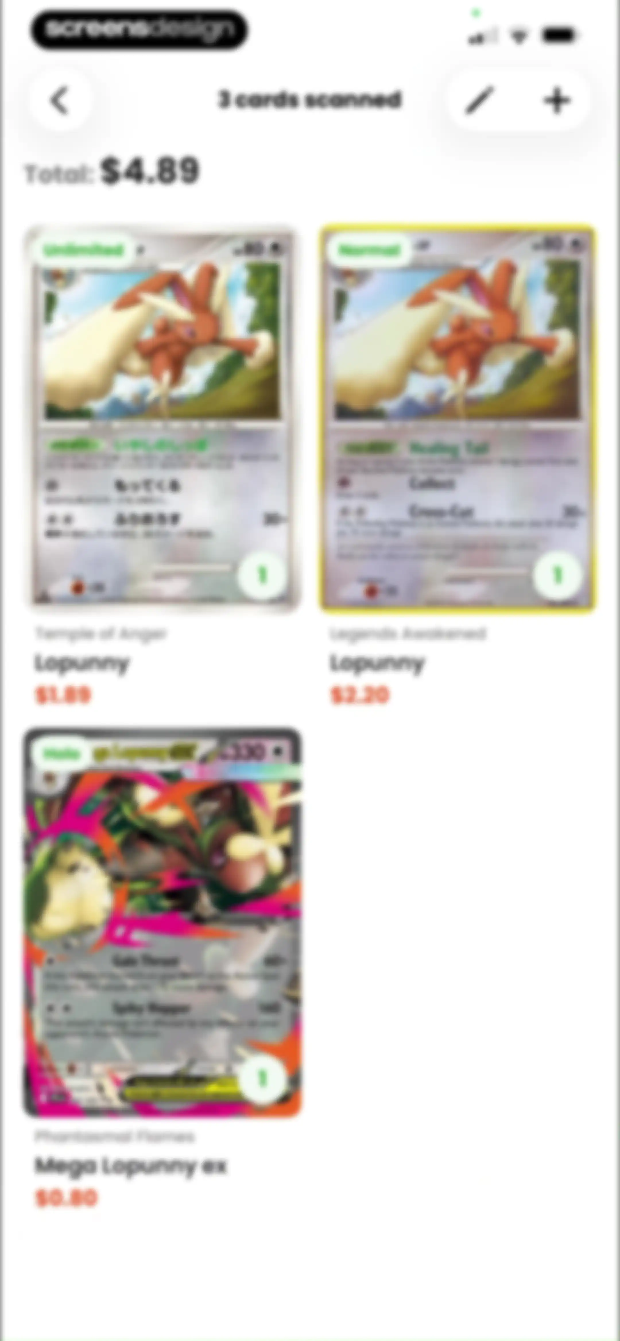 Acorn TCG ‒ Card Scanner App screen 67