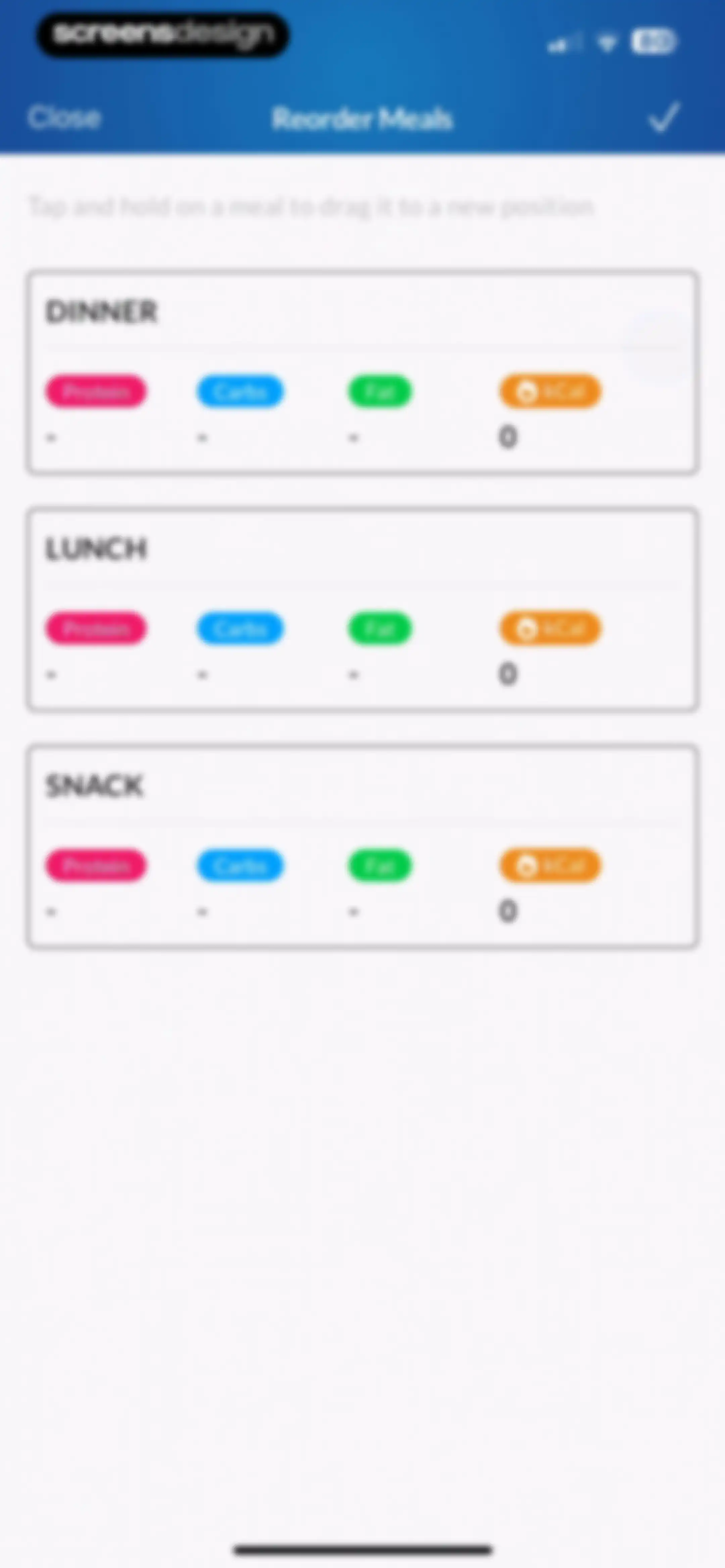 MacrosFirst - Macro Tracker screen 104