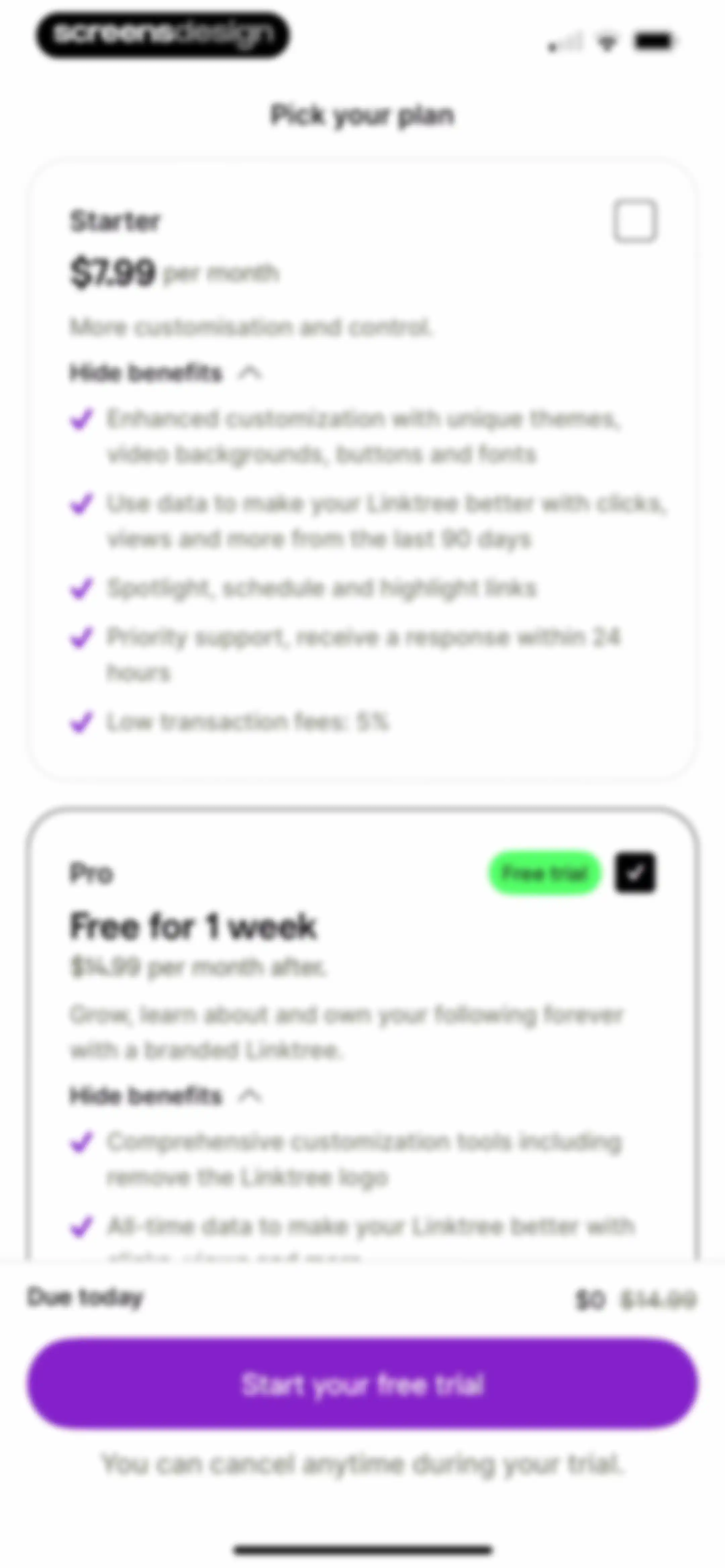 Linktree: Link in Bio Creator screen 16