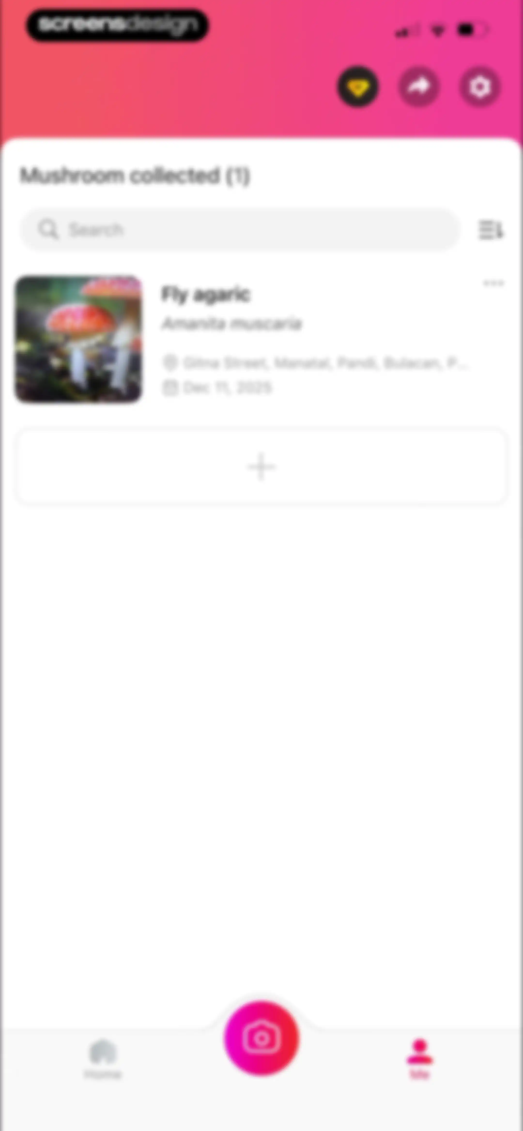 Picture Mushroom: Identifier screen 53