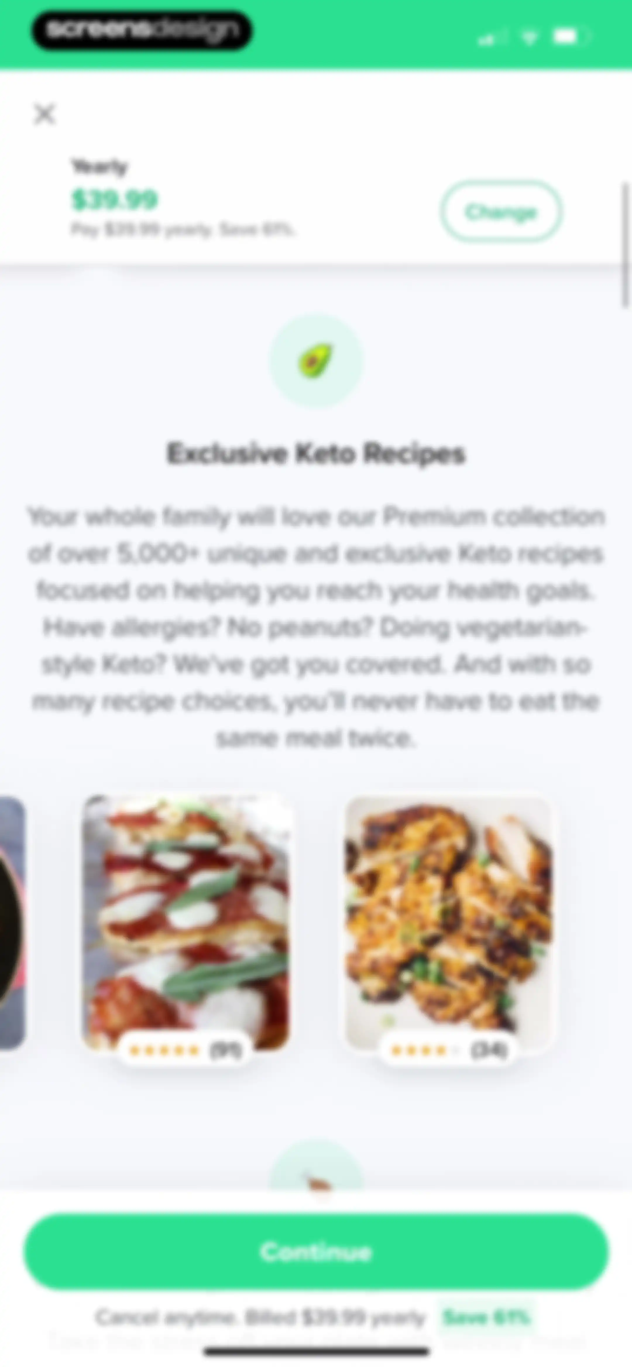 Carb Manager: Keto & Macro Log screen 34