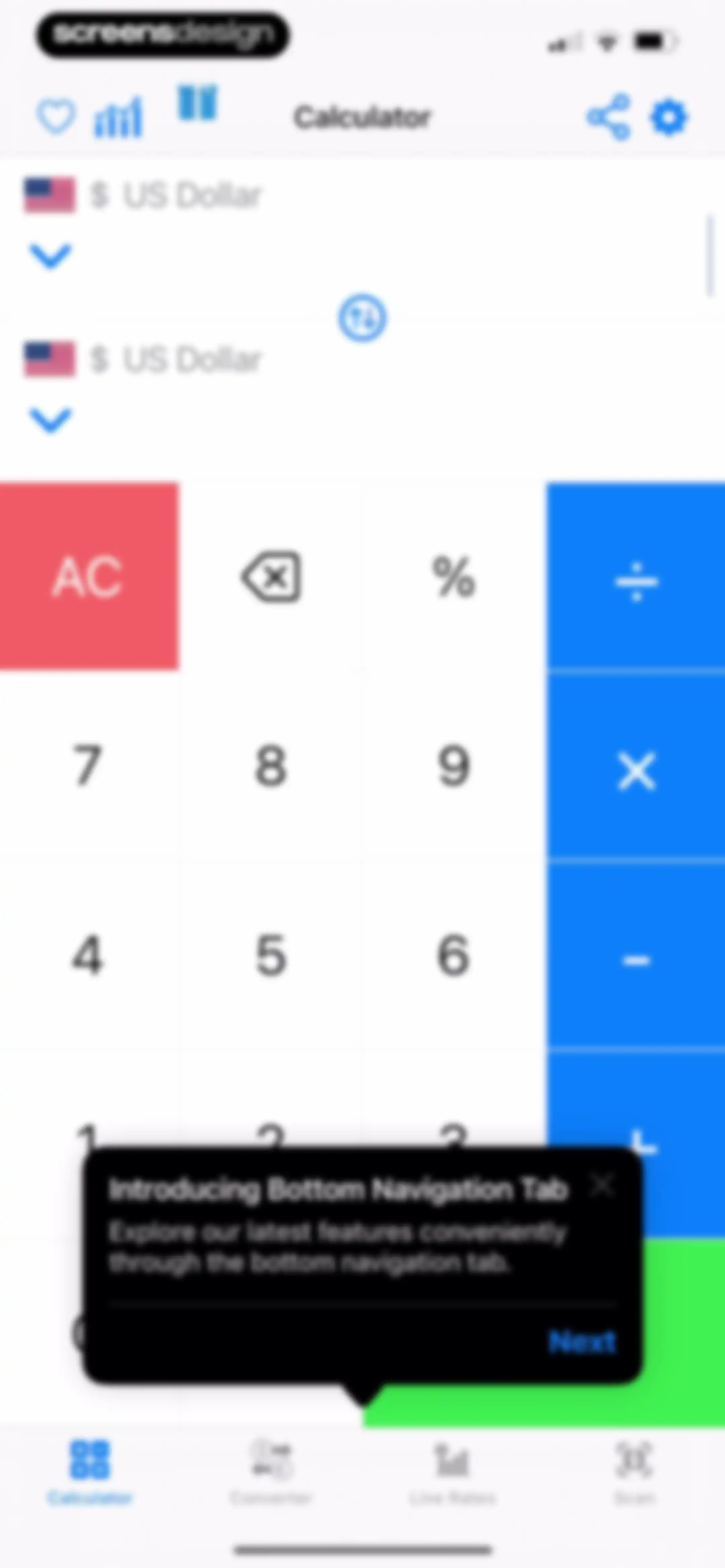Currency Converter Calculator• screen 7