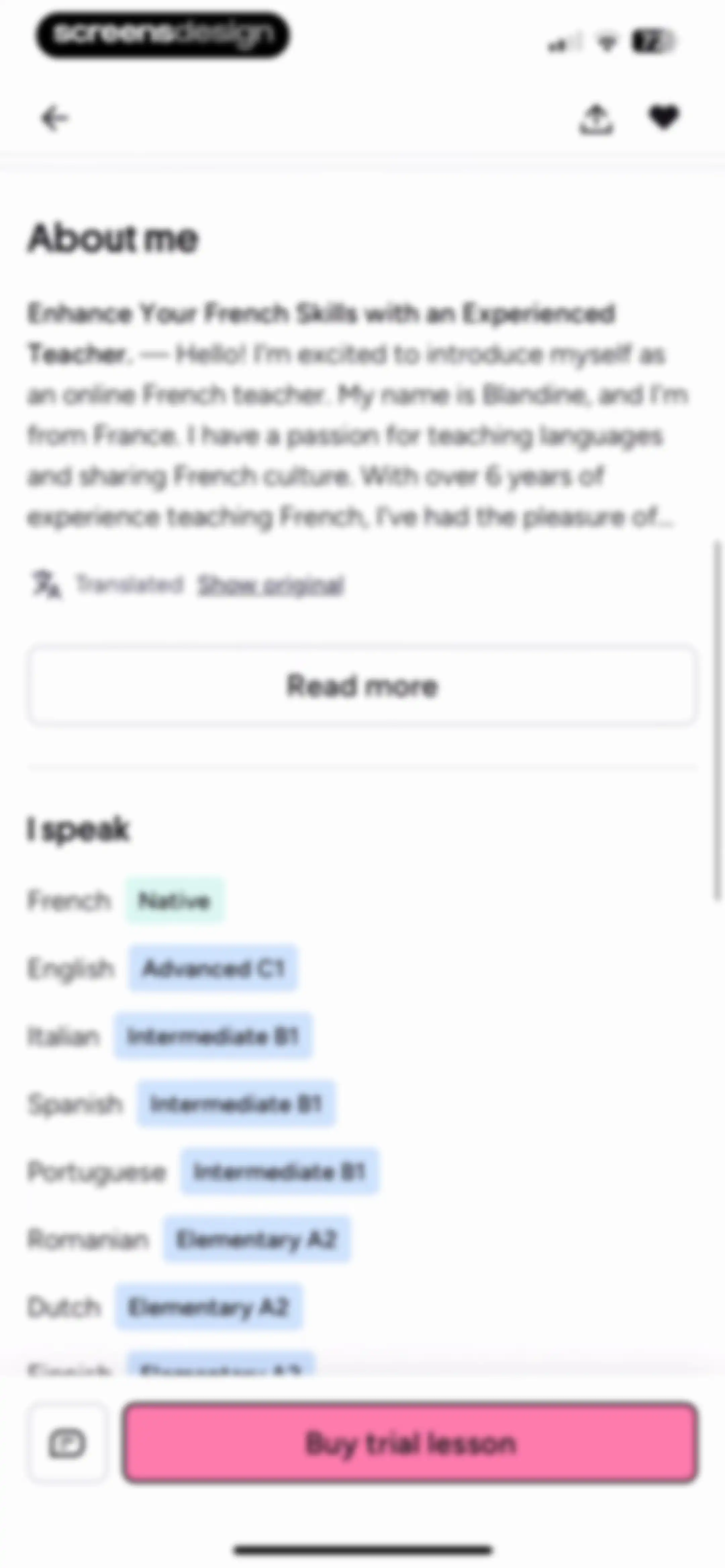 Preply - Language Learning App screen 51