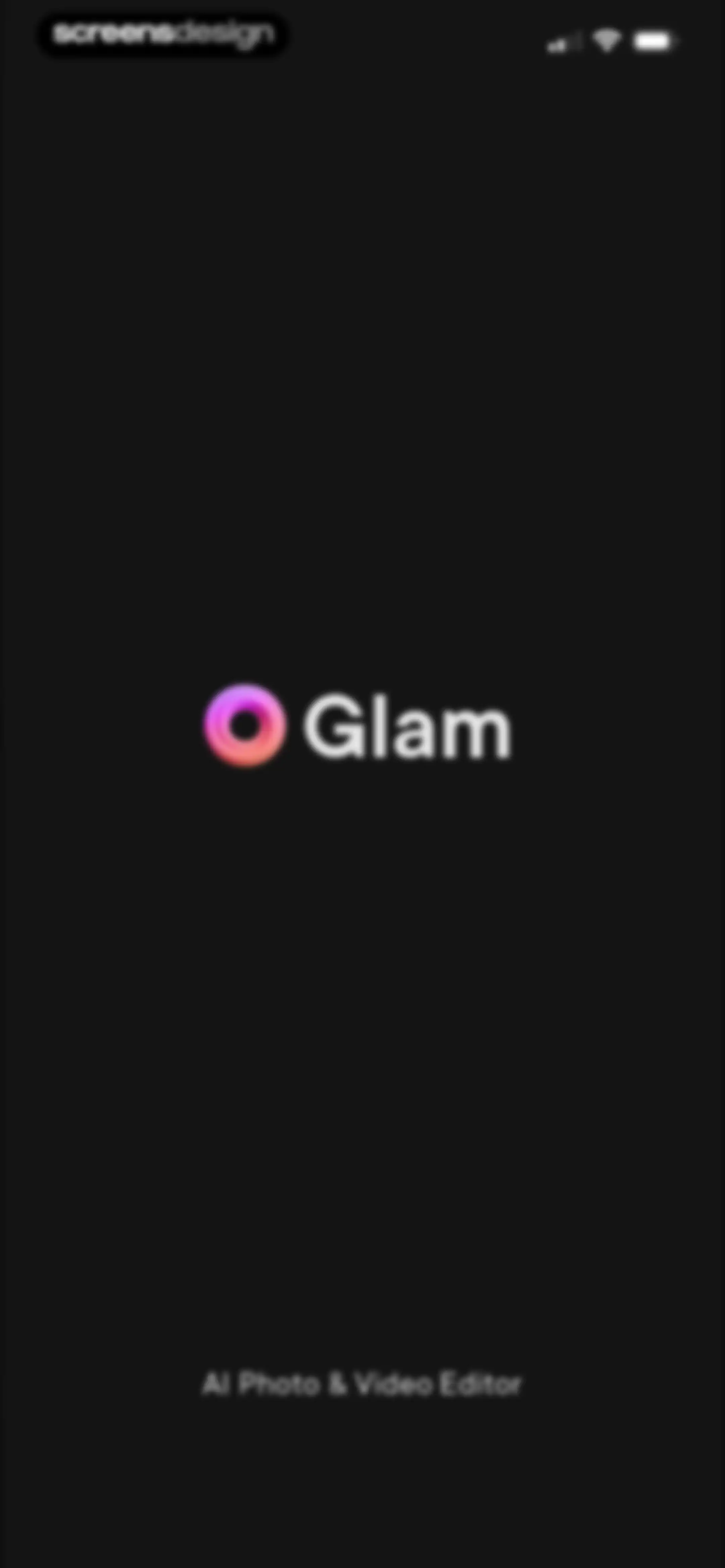 Glam AI: Video & Photo Editor screen 1