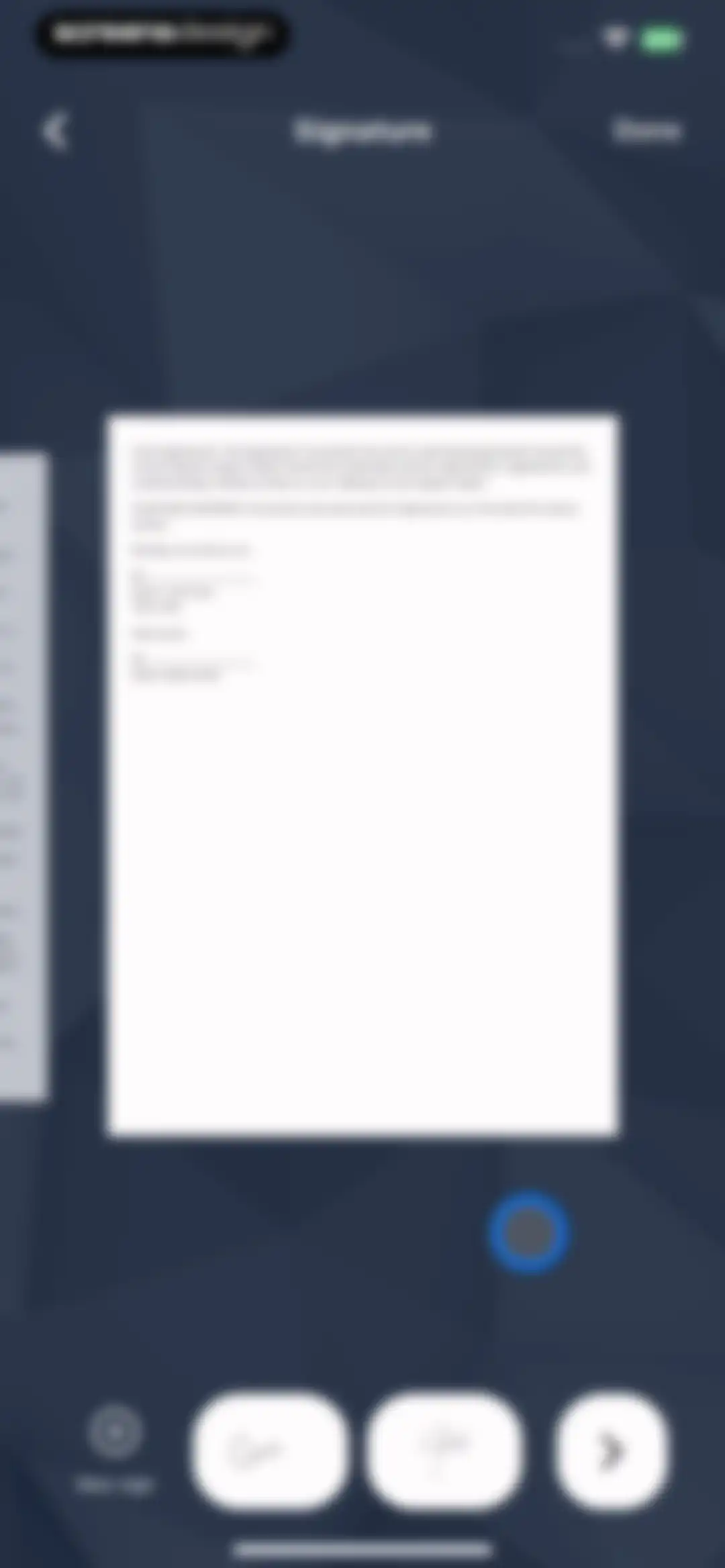e Signature Scanner, Sign PDF screen 21