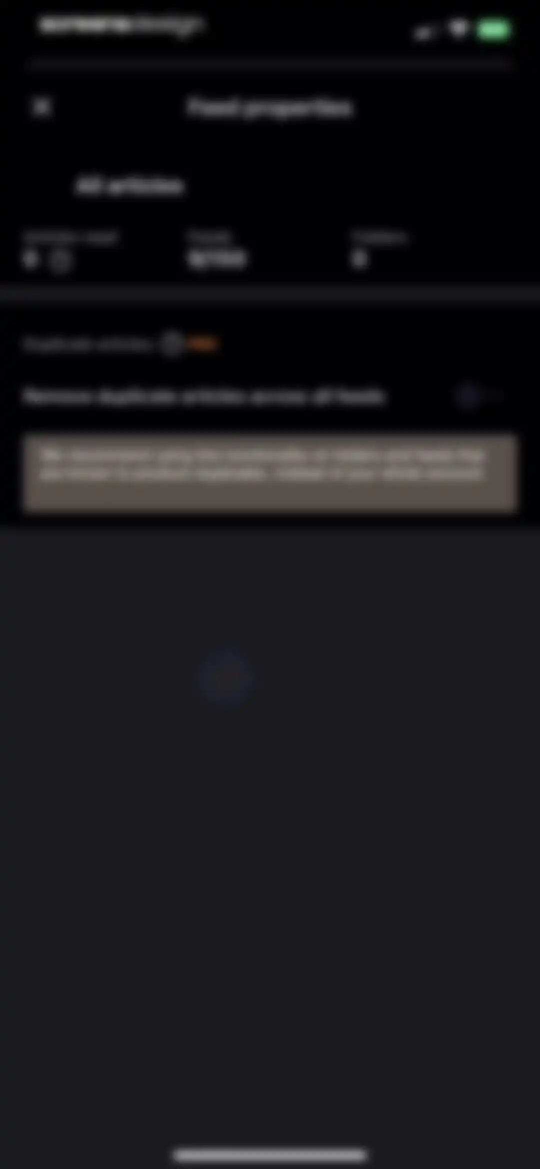 Inoreader: News & RSS reader screen 50