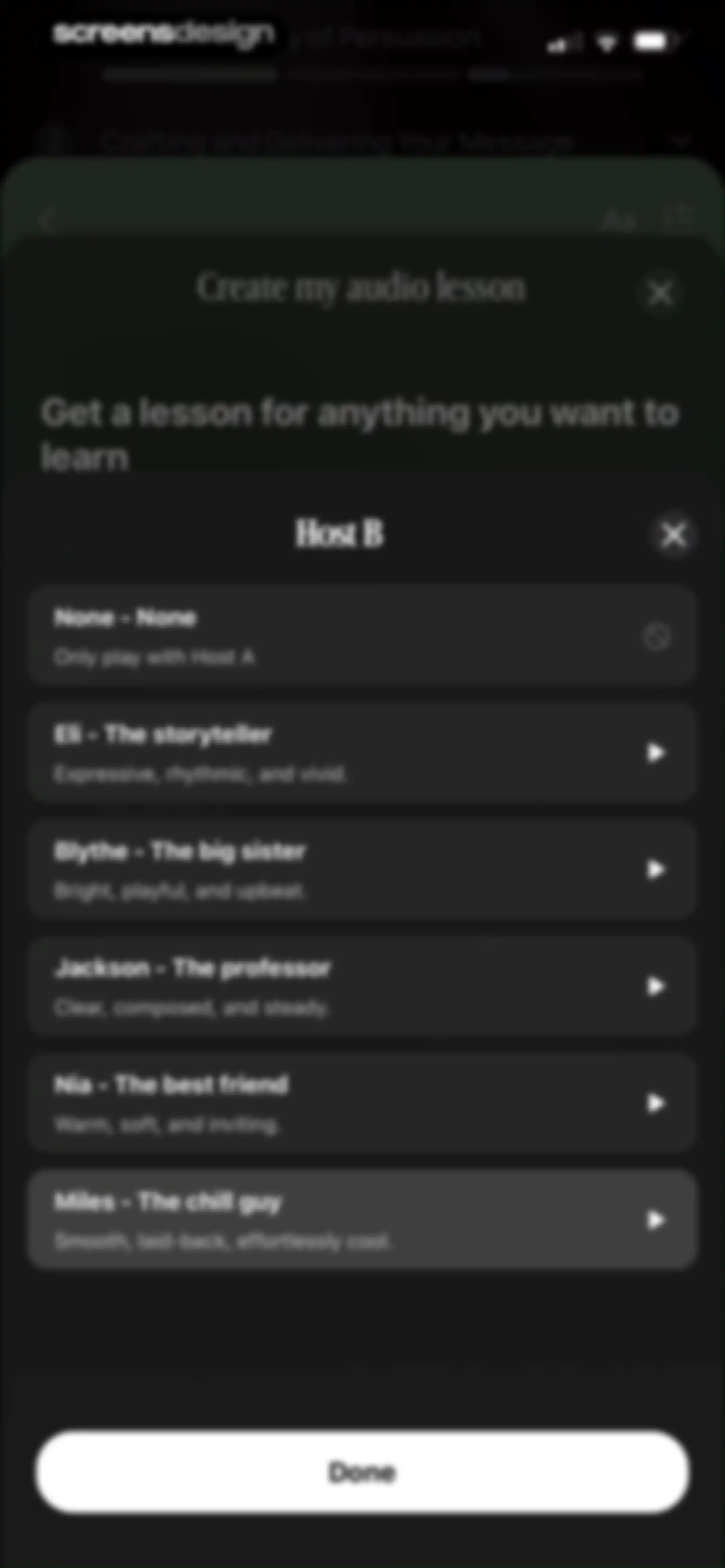 BeFreed: Personalized Learning screen 85