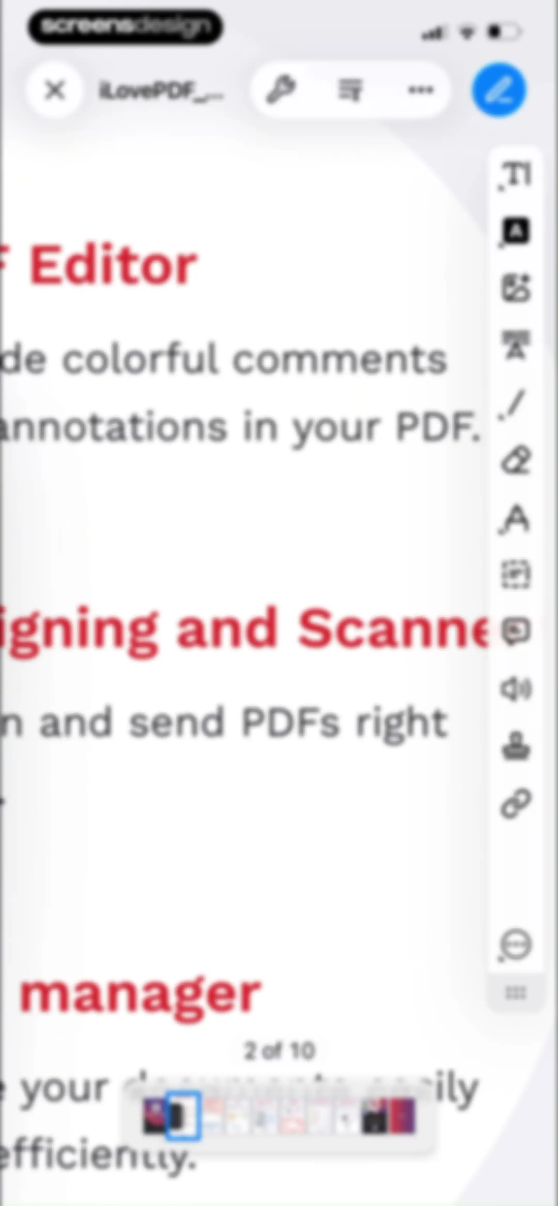 iLovePDF - PDF Editor & Scan screen 43