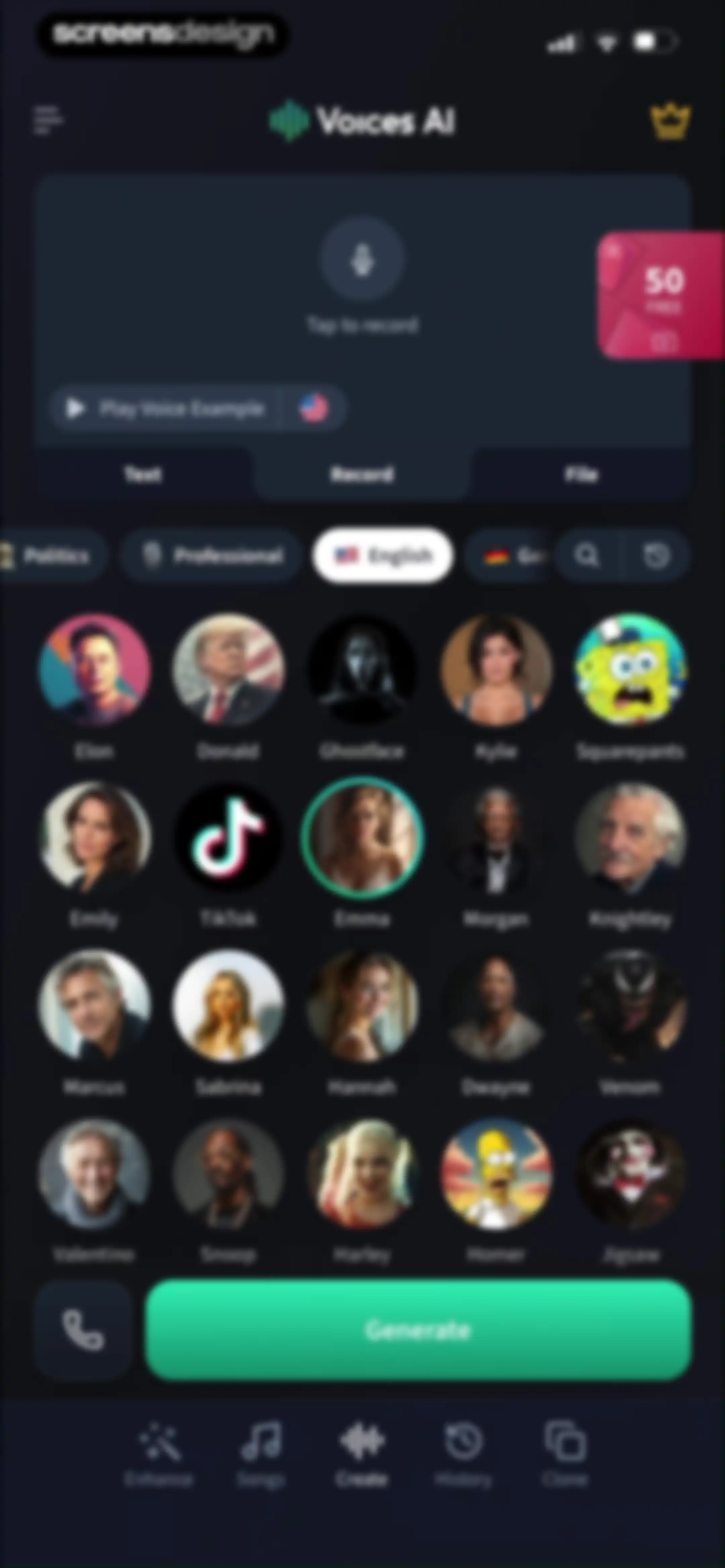 Voices AI: Change Your Voice screen 27
