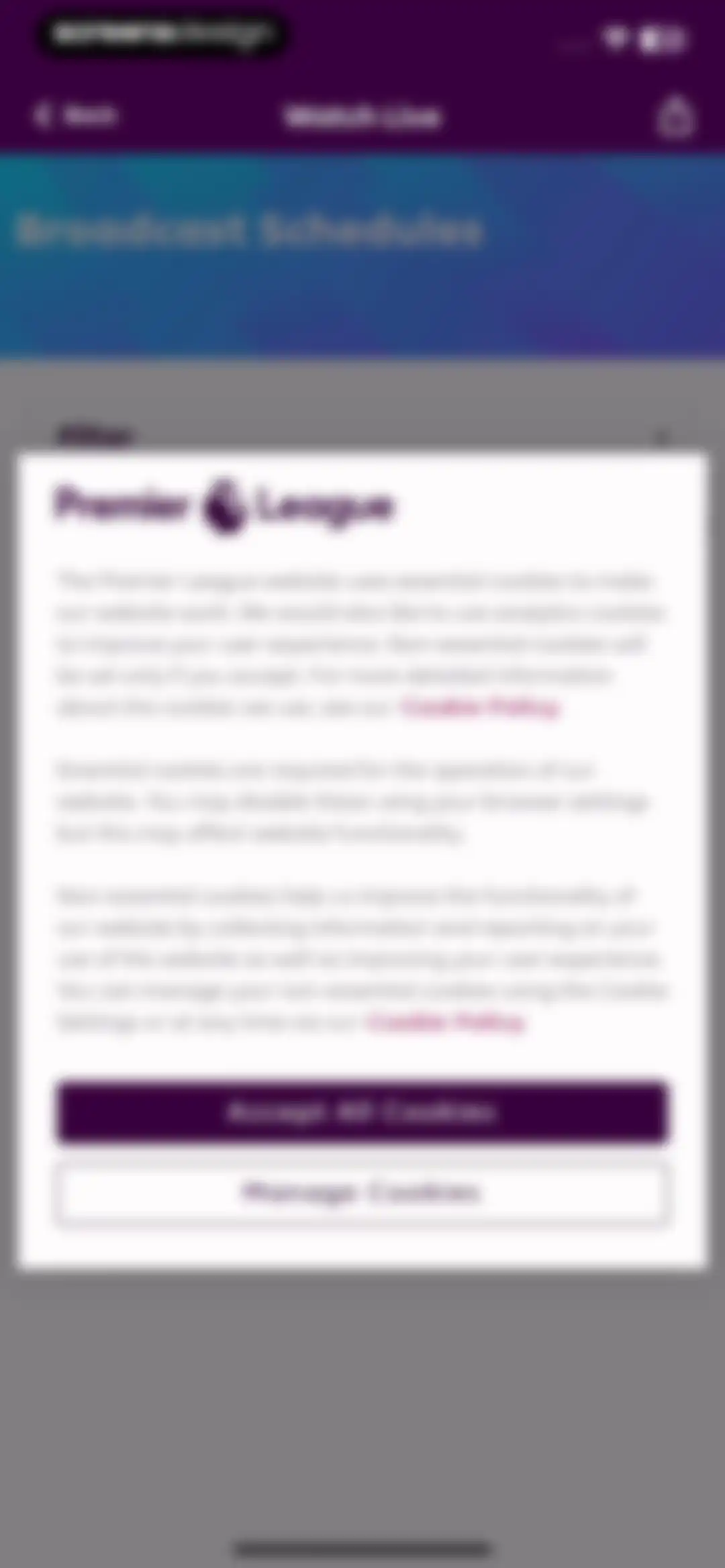 Premier League - Scores, News screen 80