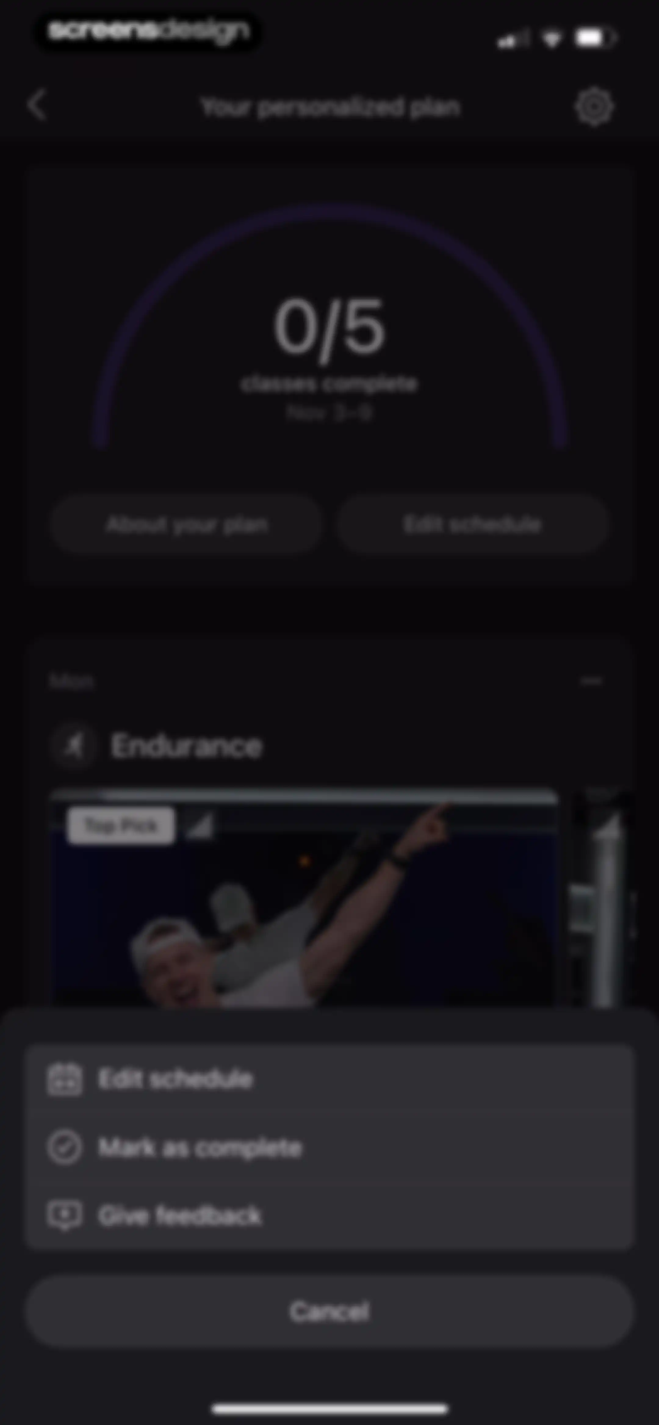 Peloton: Fitness & Workouts screen 104