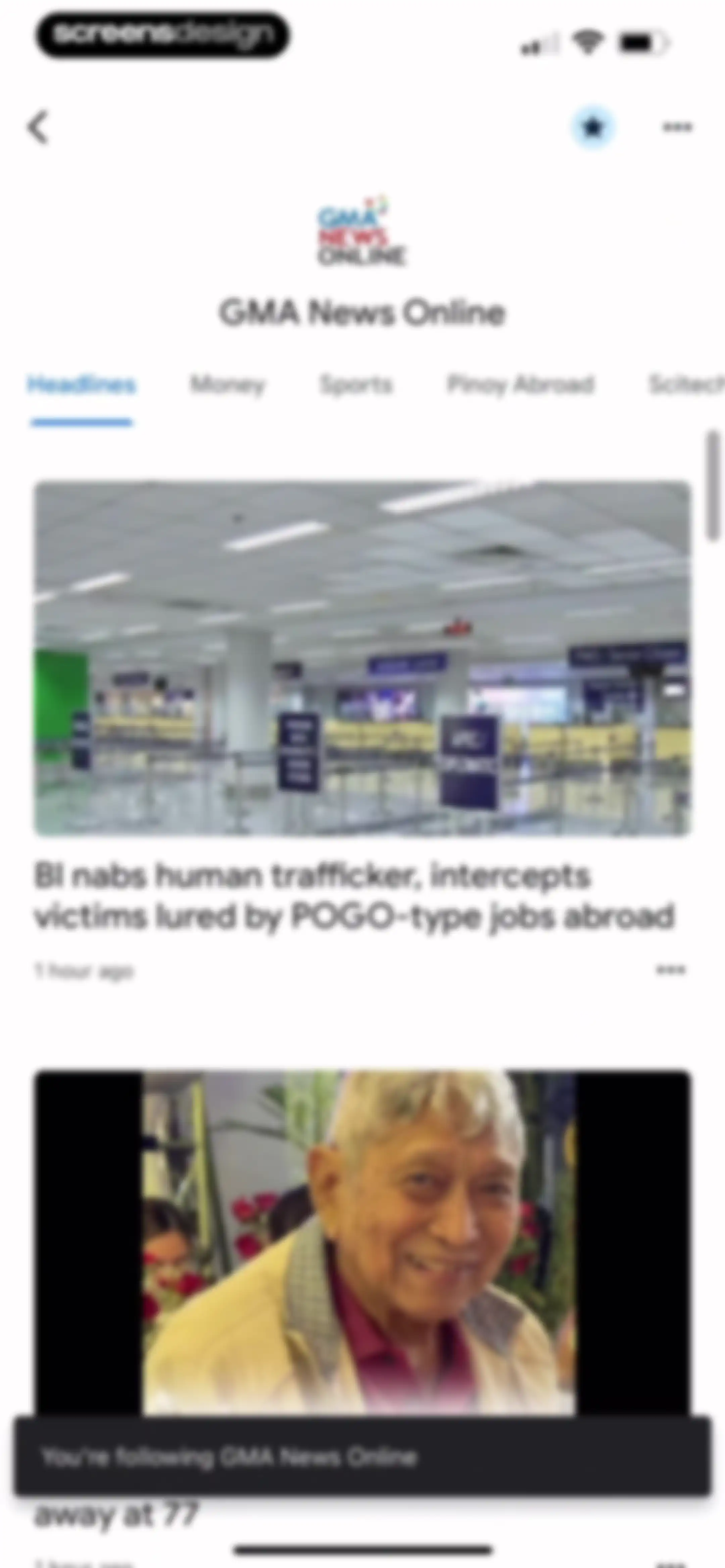 Google News screen 18