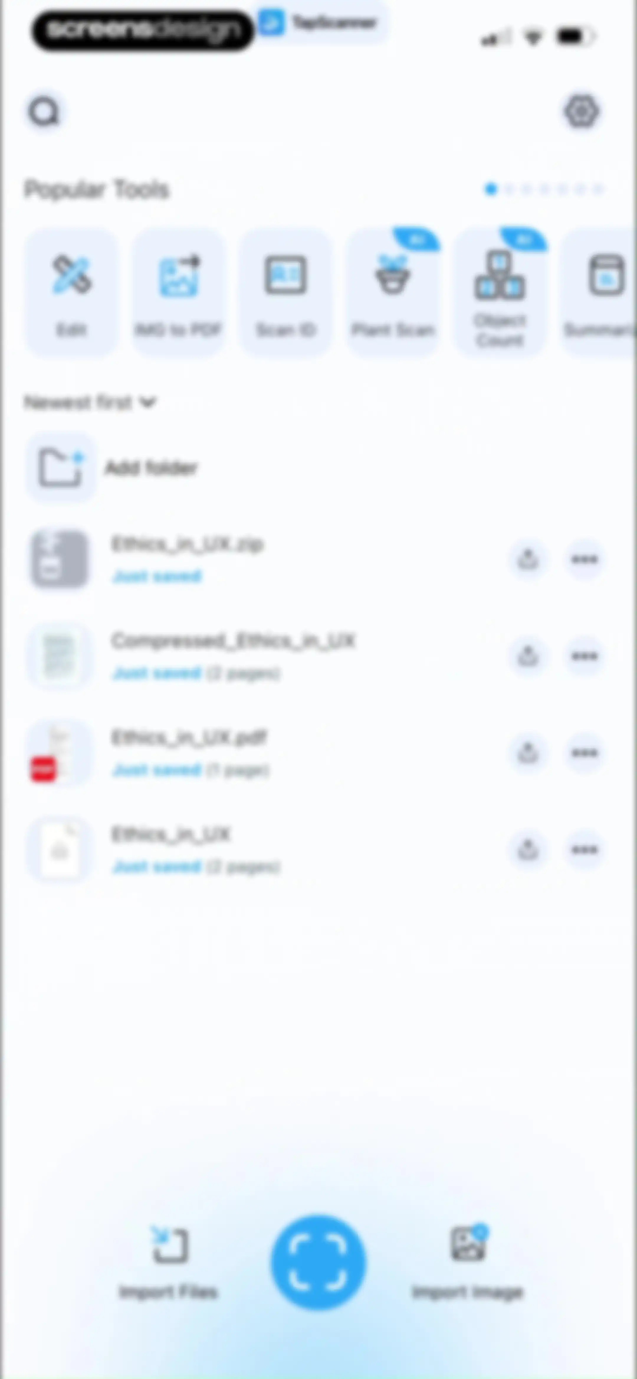 PDF Scanner App: TapScanner screen 78