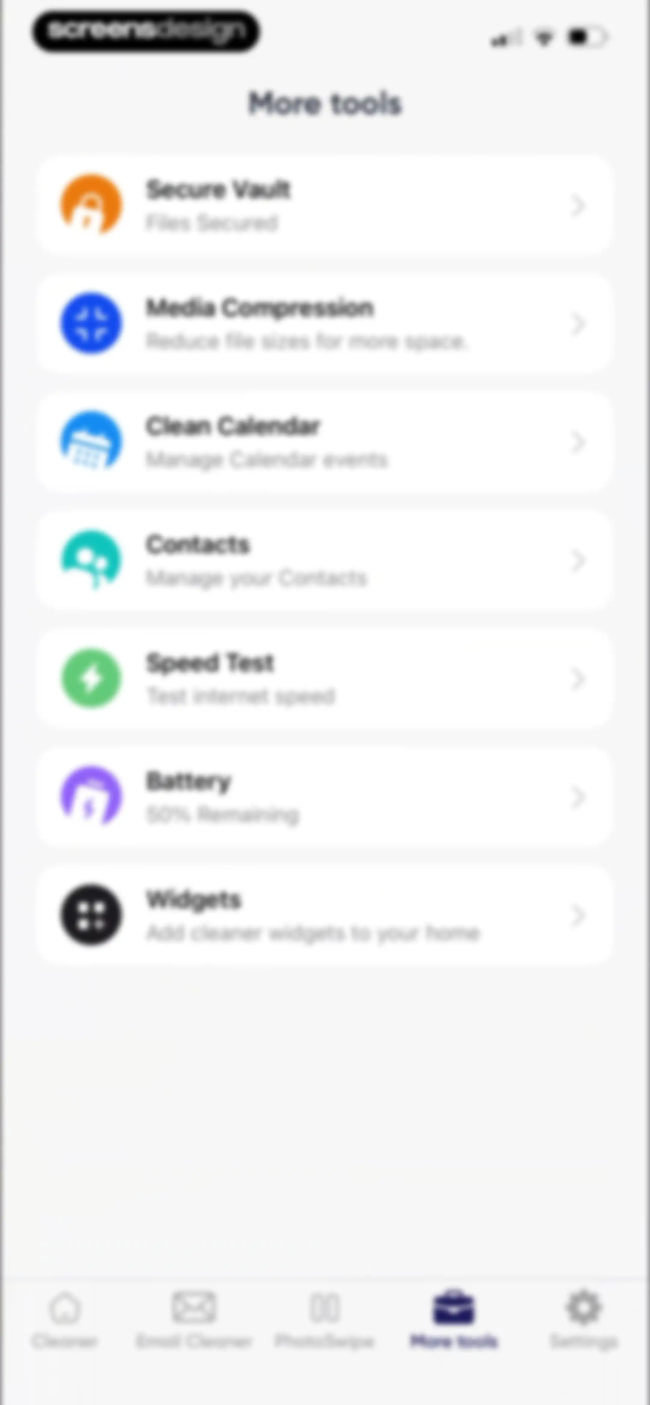 Cleaner ・Phone Storage Cleanup screen 51