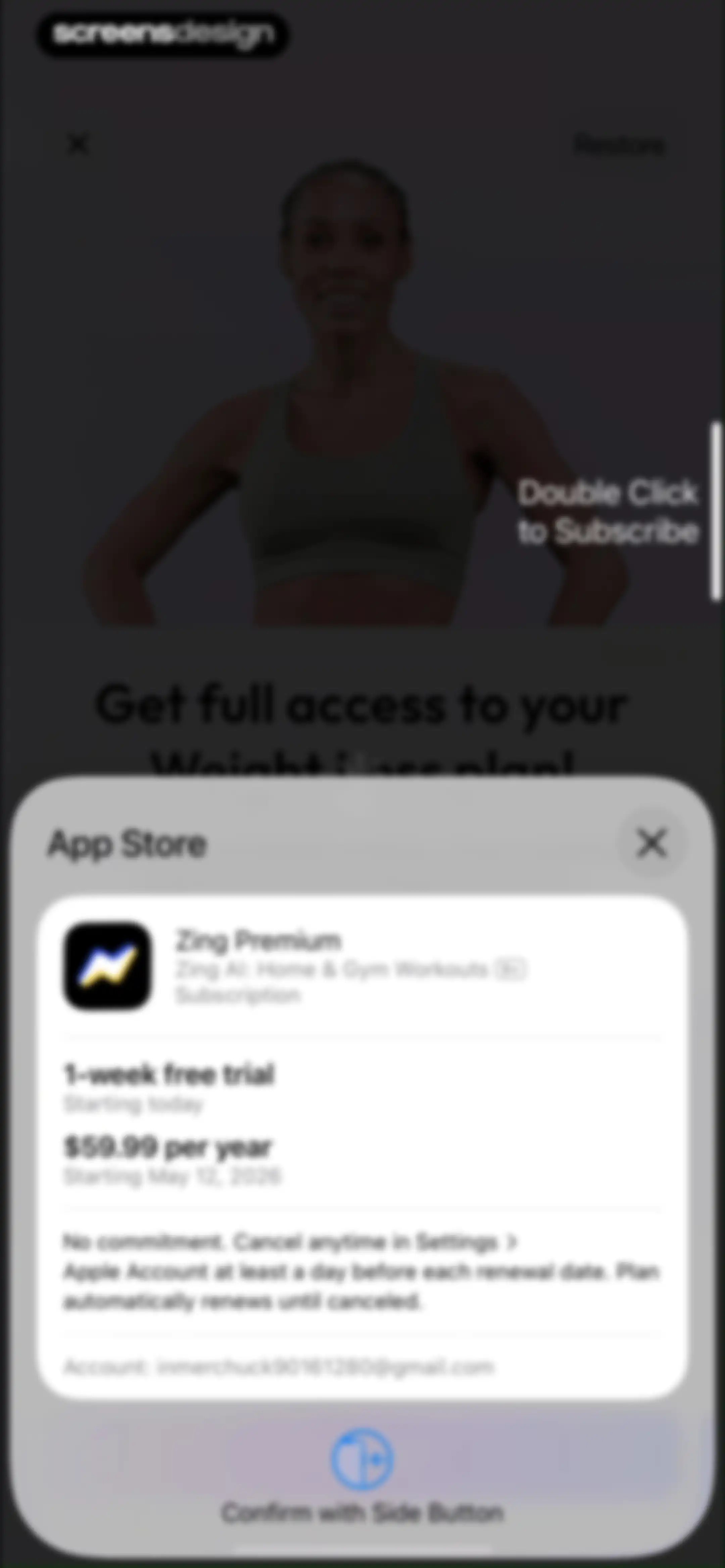 Zing AI: Home & Gym Workouts screen 58