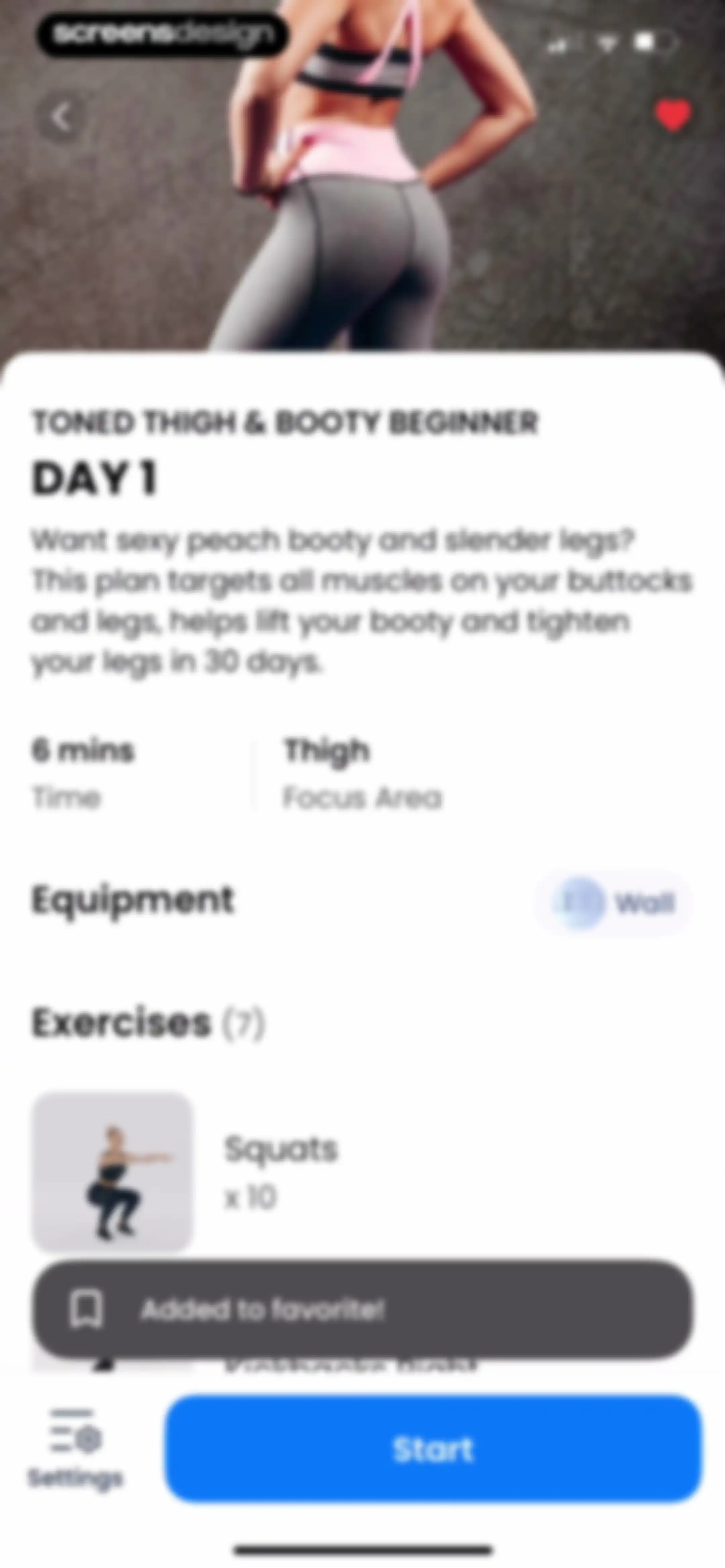 Home Workout - No Equipments screen 178