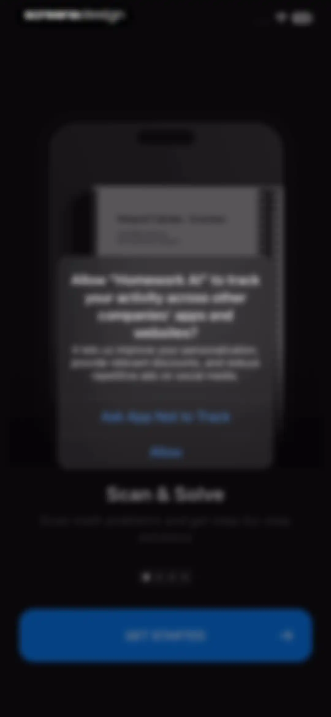 Homework AI - Math & Essay App screen 2