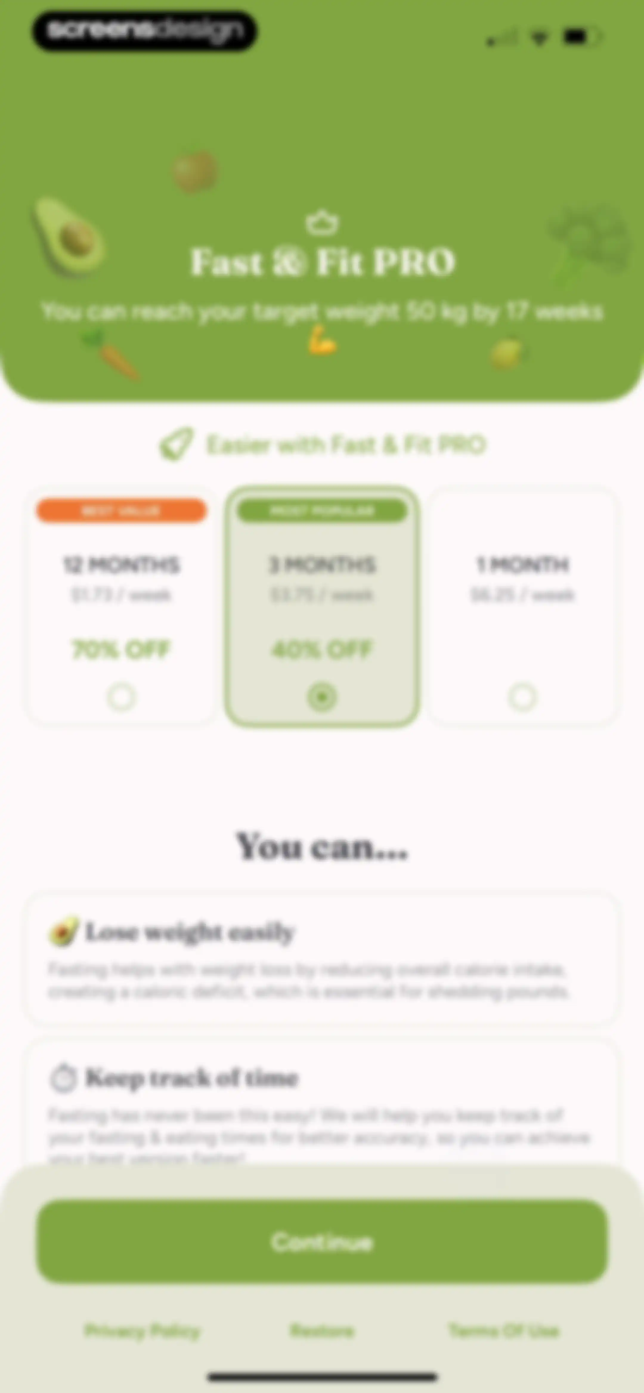 Fast & Fit: IF Fasting Counter screen 36