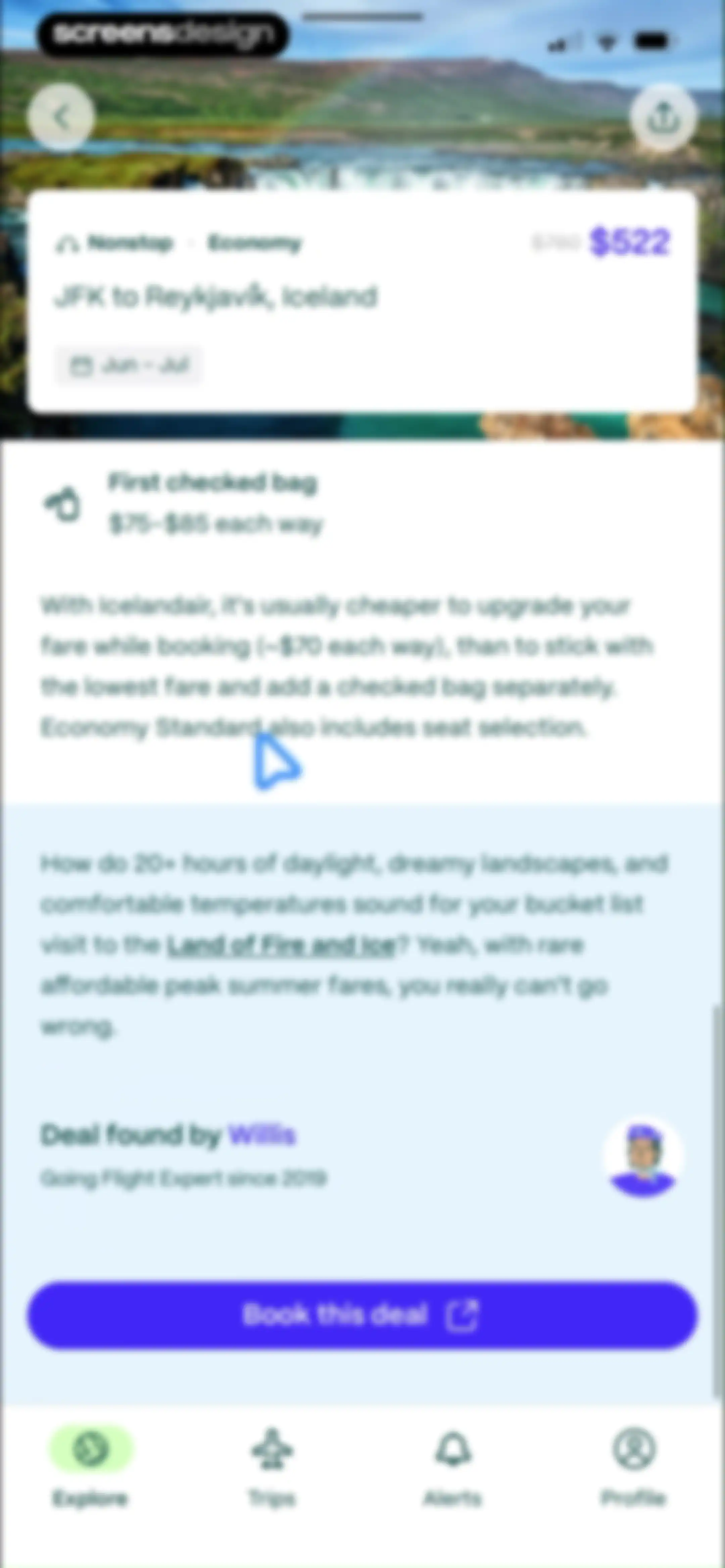 Going: Find Flight Deals screen 20