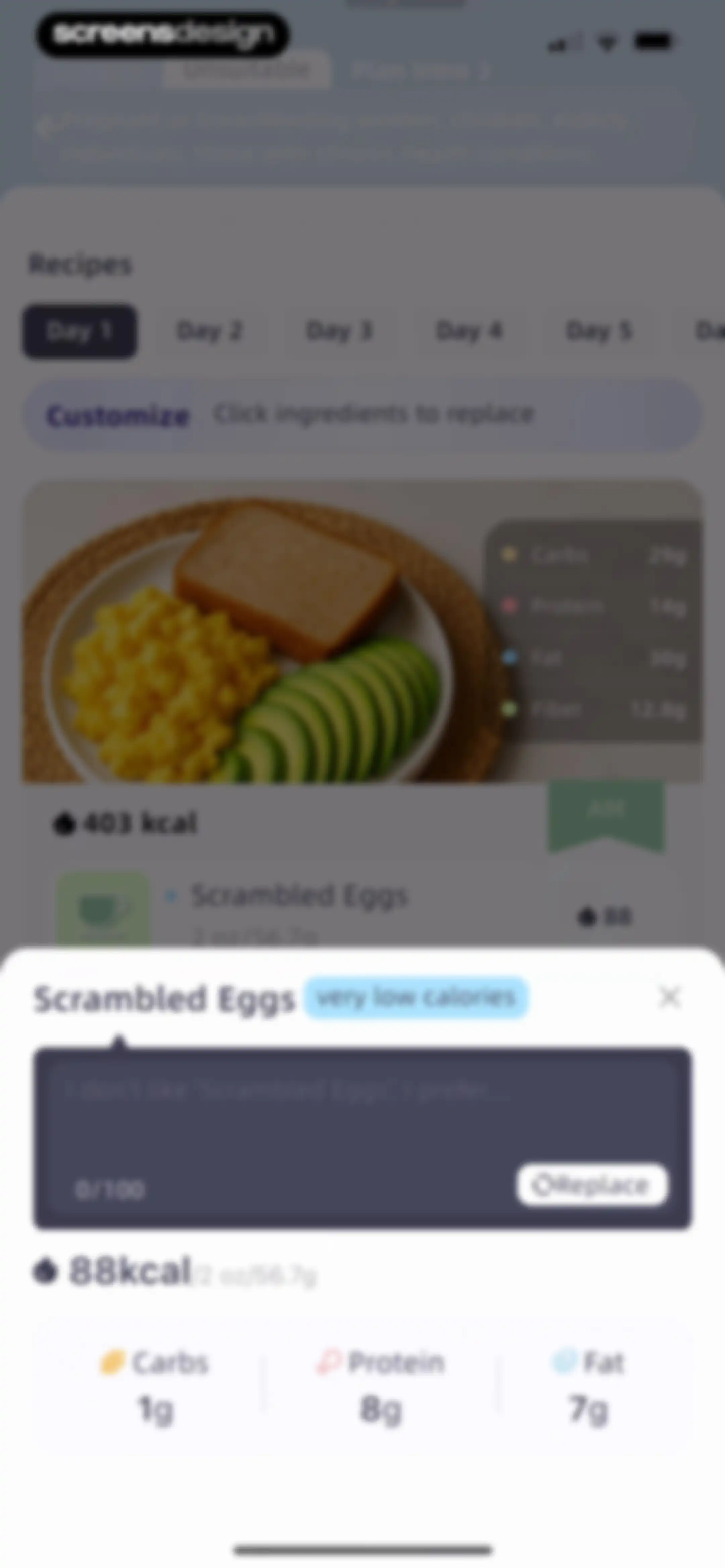 Calorie Tracker-CalorieMate screen 102