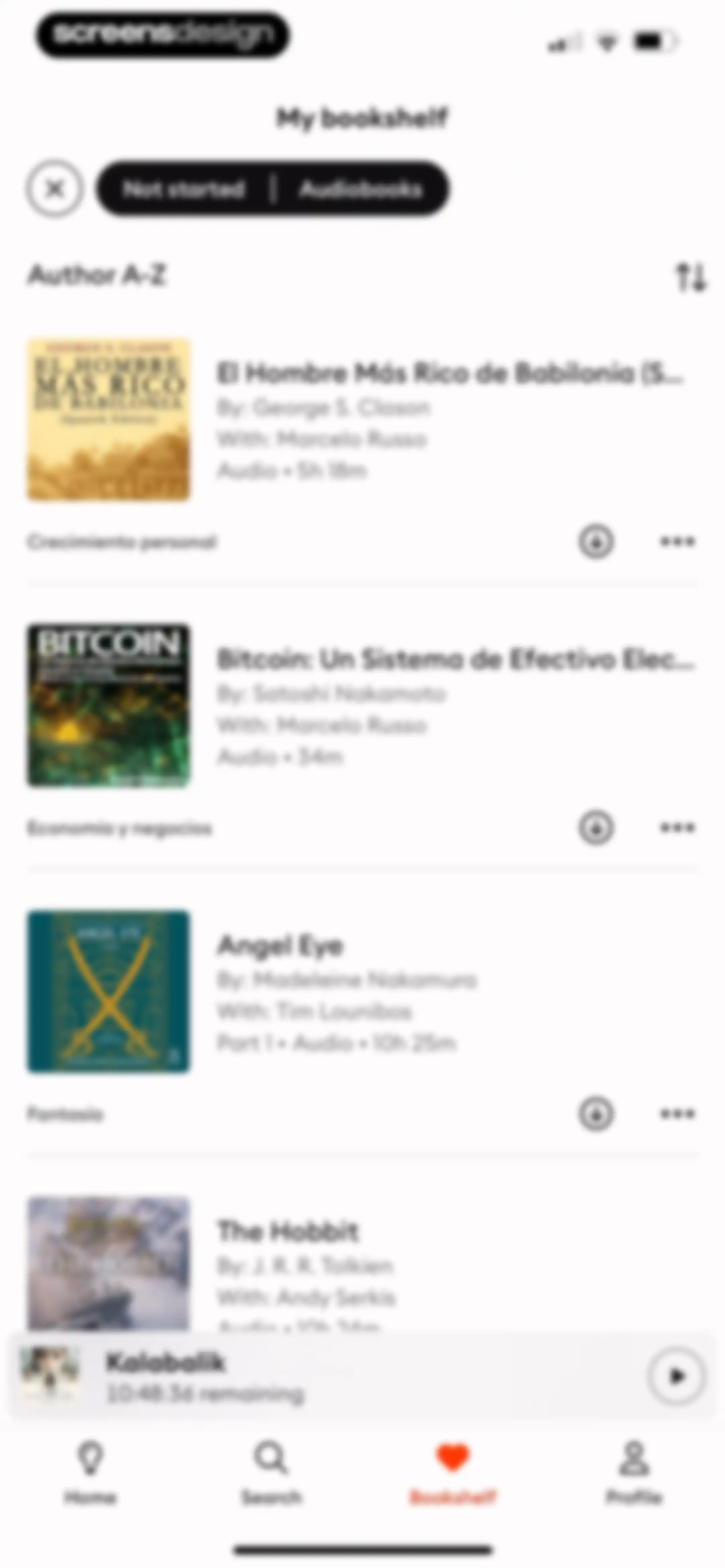 Storytel - Audiobooks Library screen 97