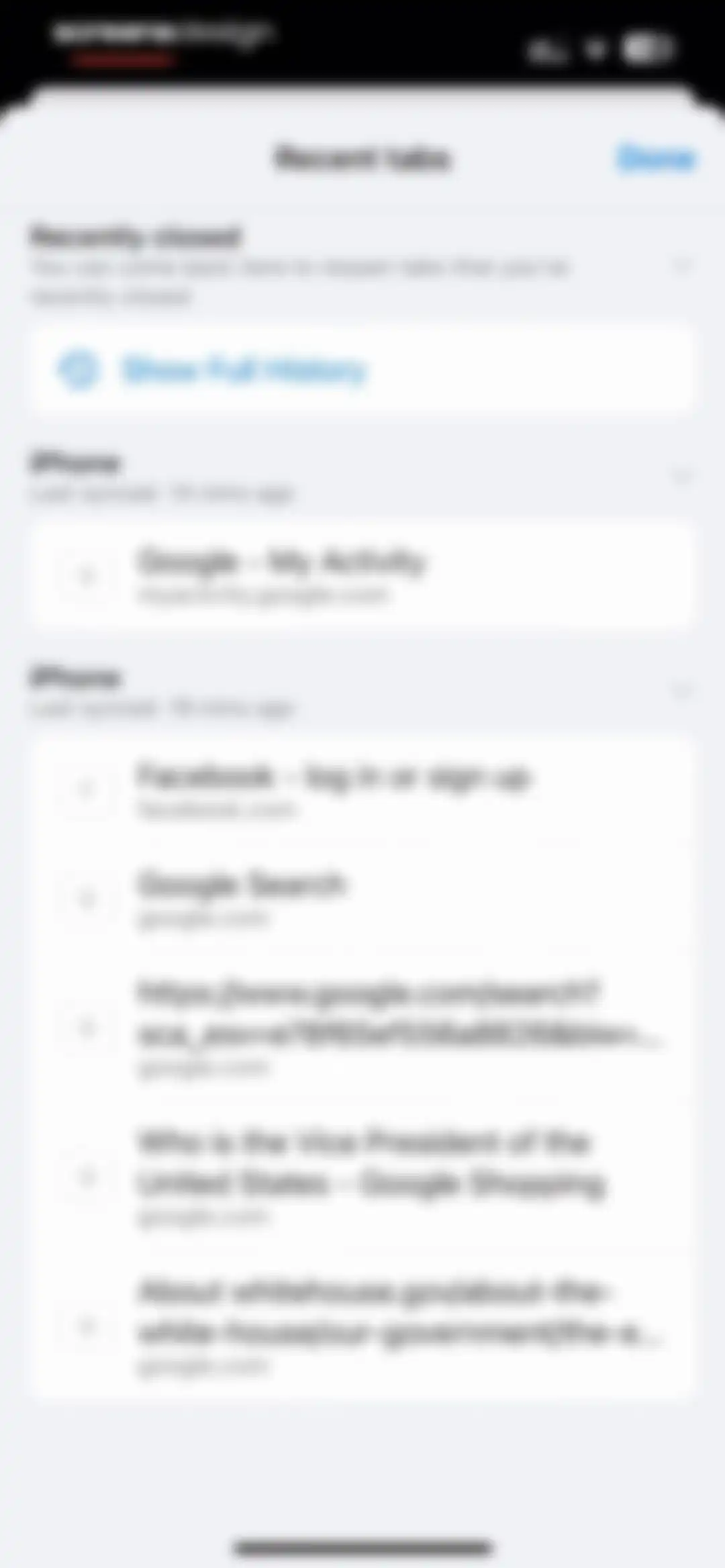 Google Chrome screen 103