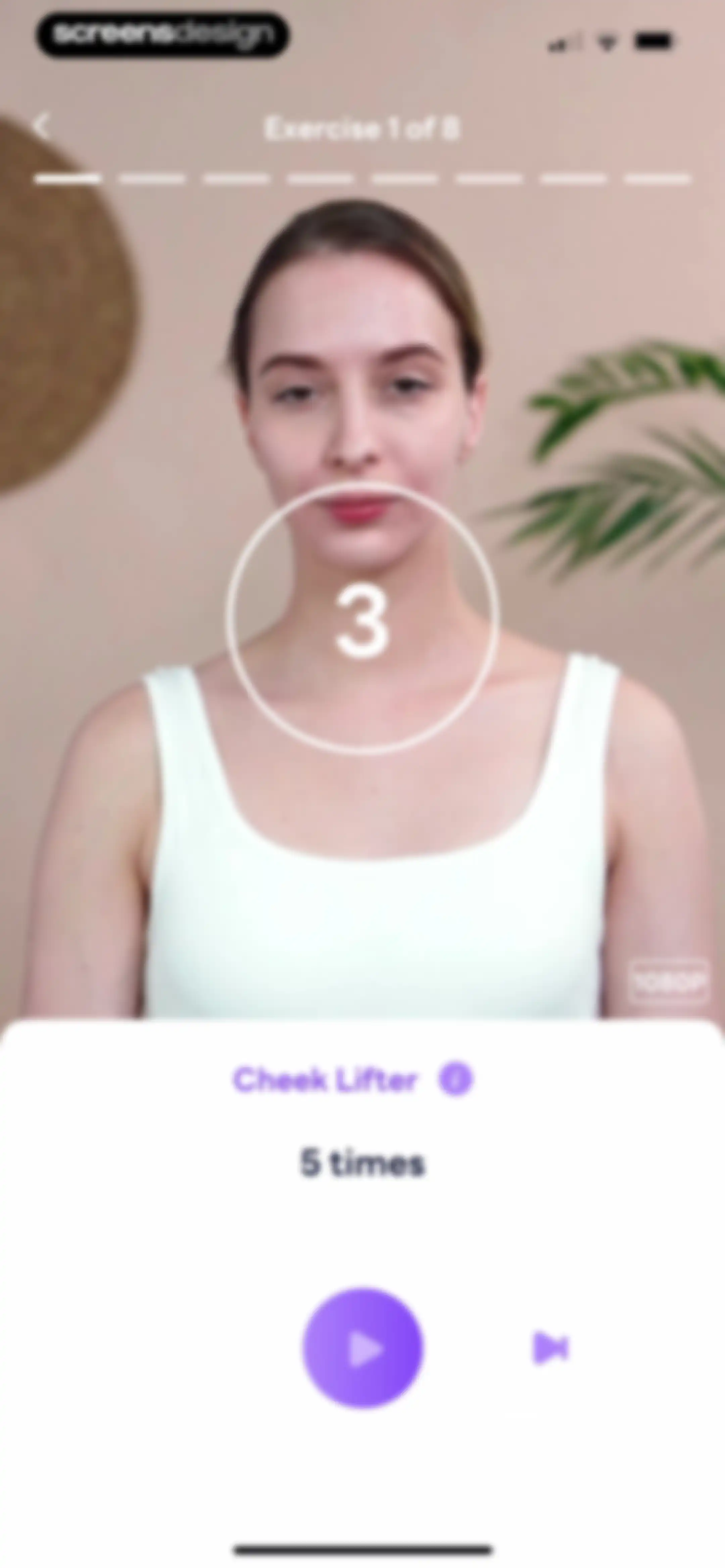 FaceYogi - Face Yoga, Massage screen 66