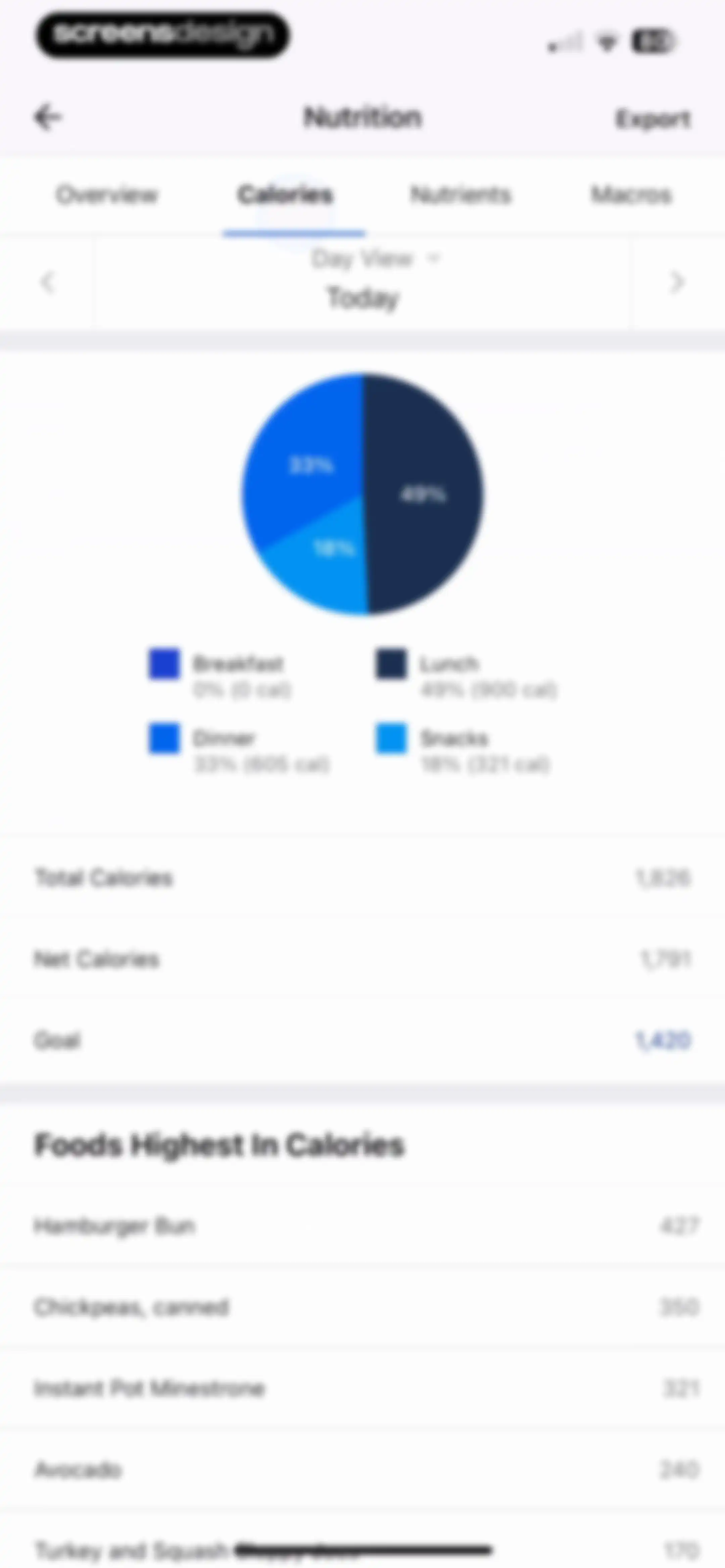 MyFitnessPal: Calorie Counter screen 204