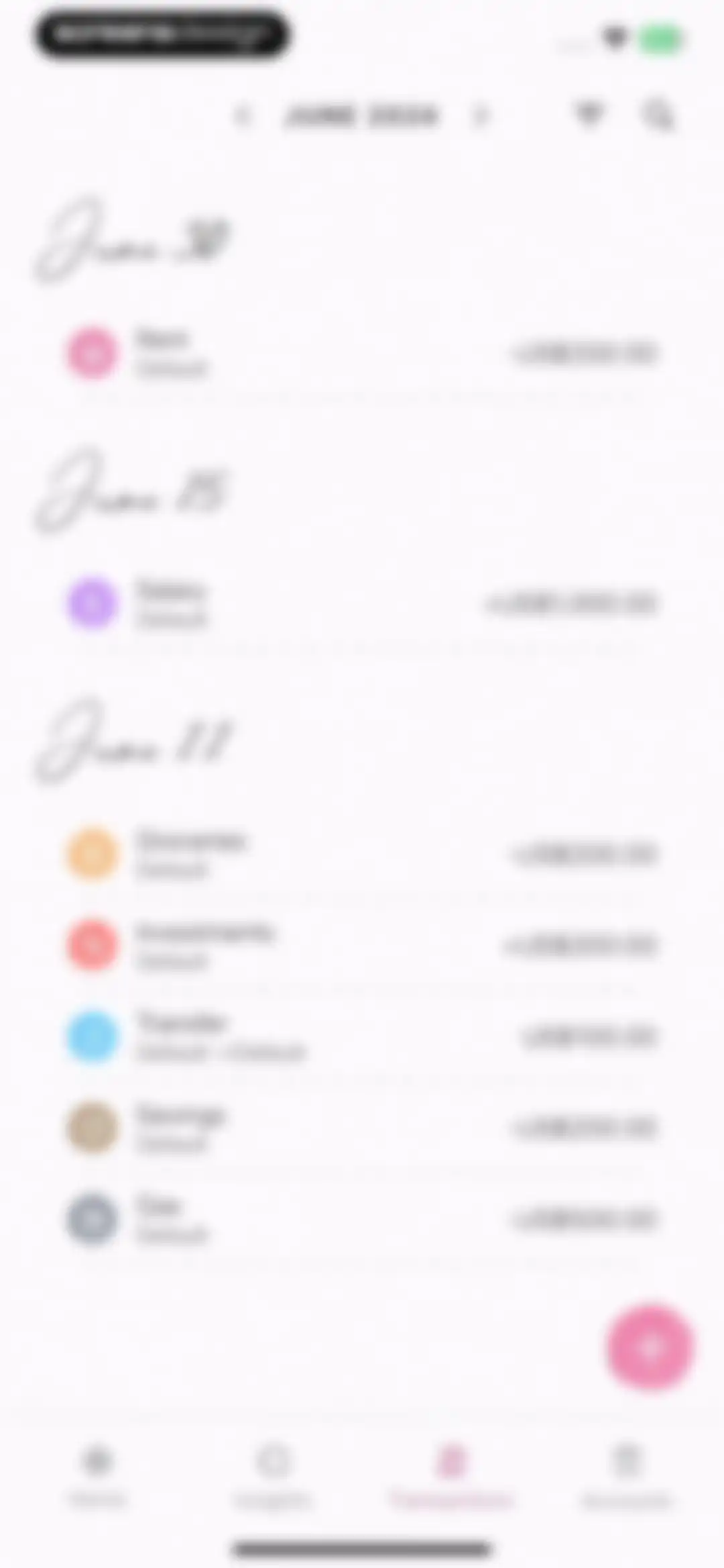 Budget Planner App - Fleur screen 31
