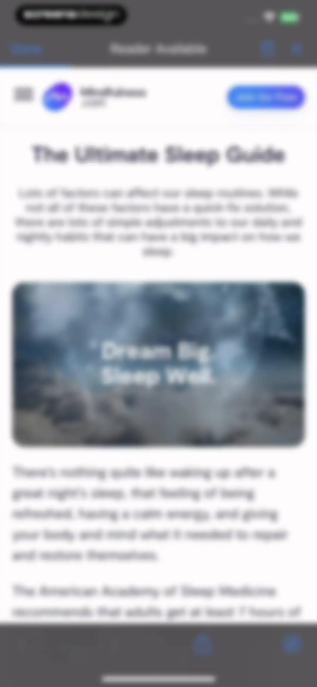 Mindfulness.com Meditation App screen 89