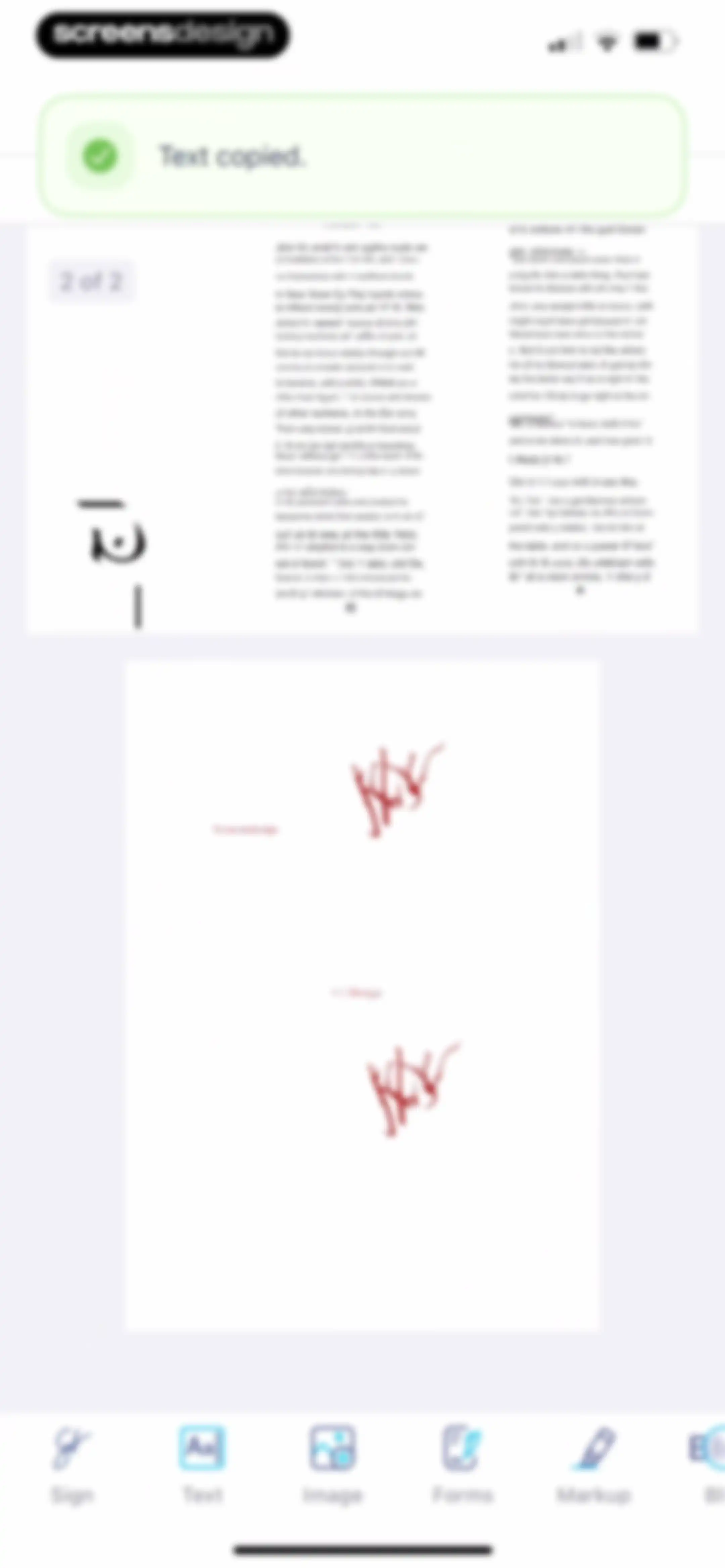 iScanner: PDF Document Scanner screen 118