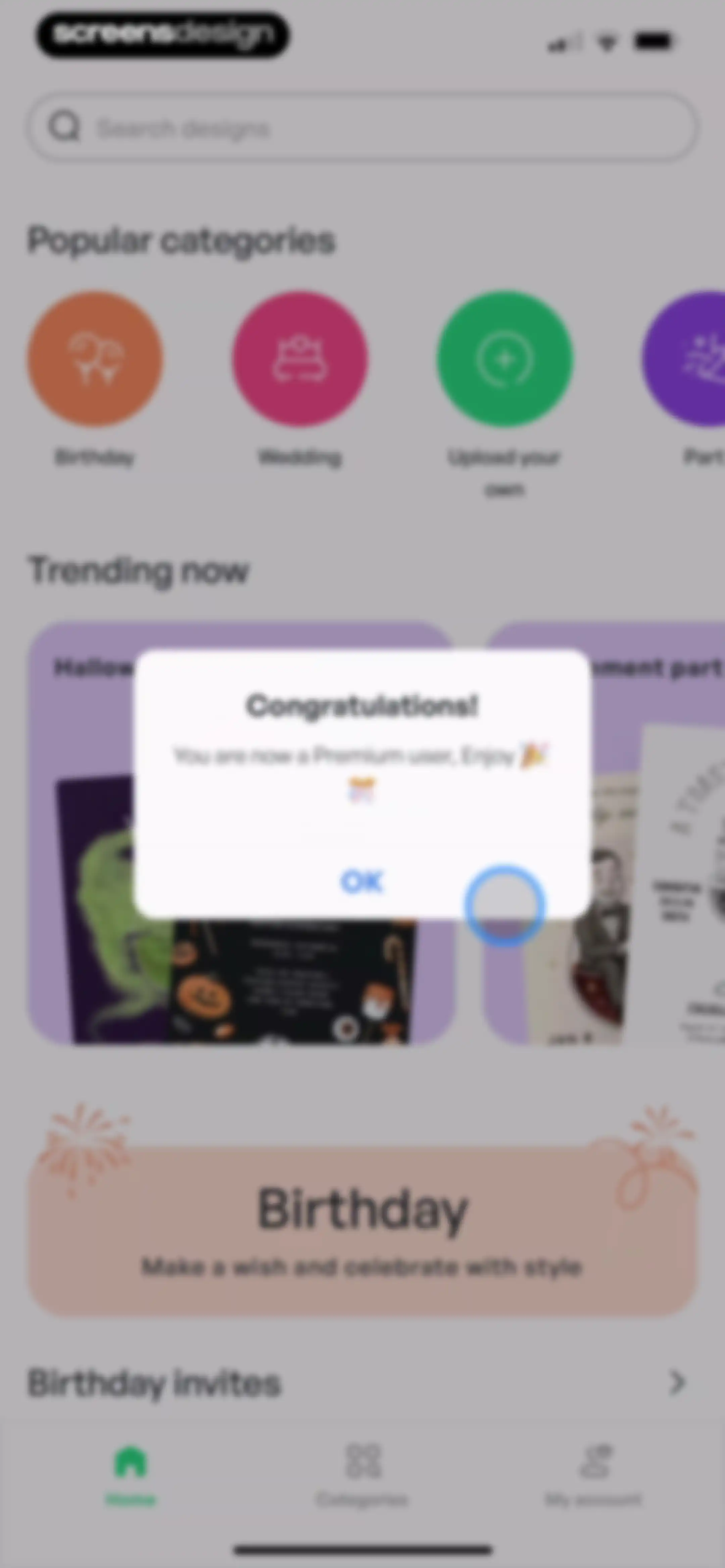 Invitation Maker: Cards & RSVP screen 6
