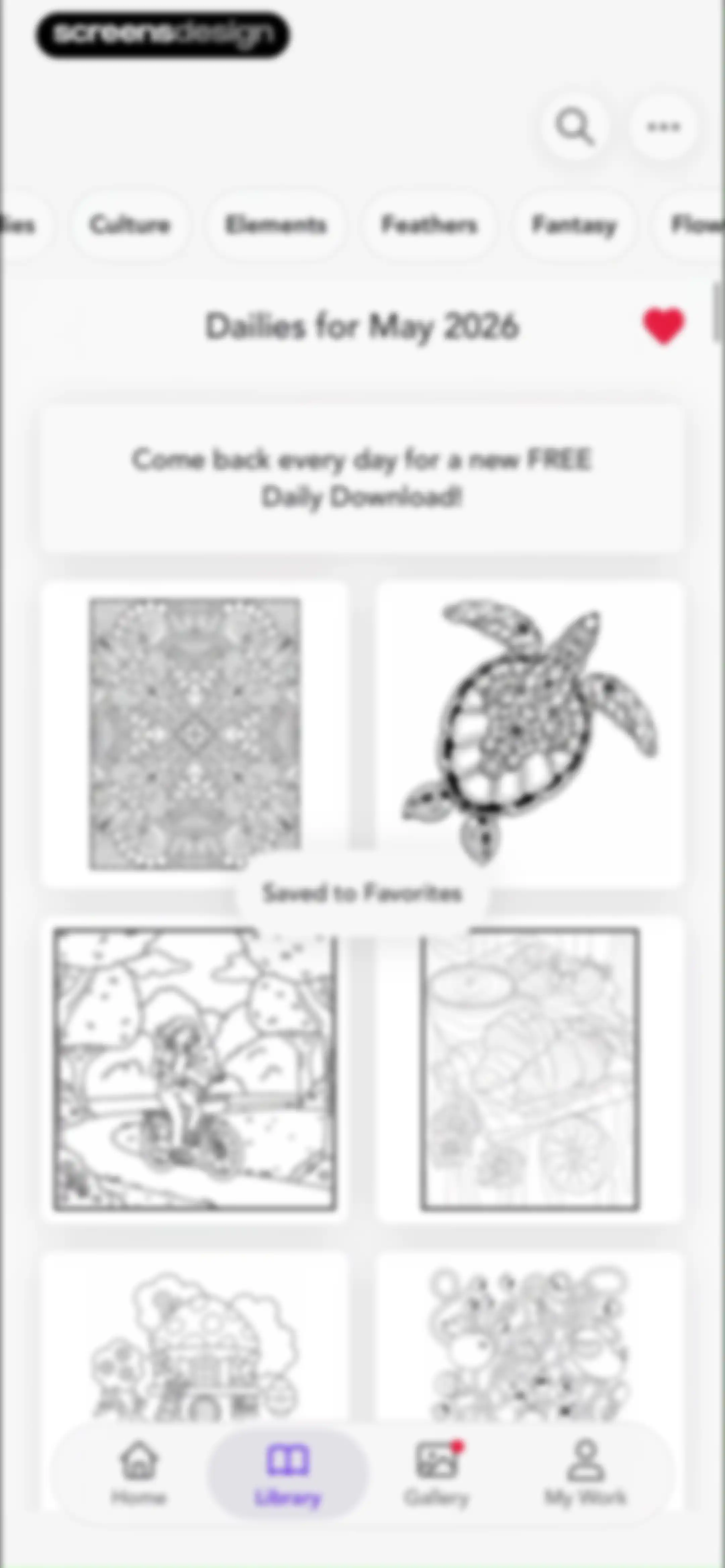 Adult Coloring Book - Pigment screen 88