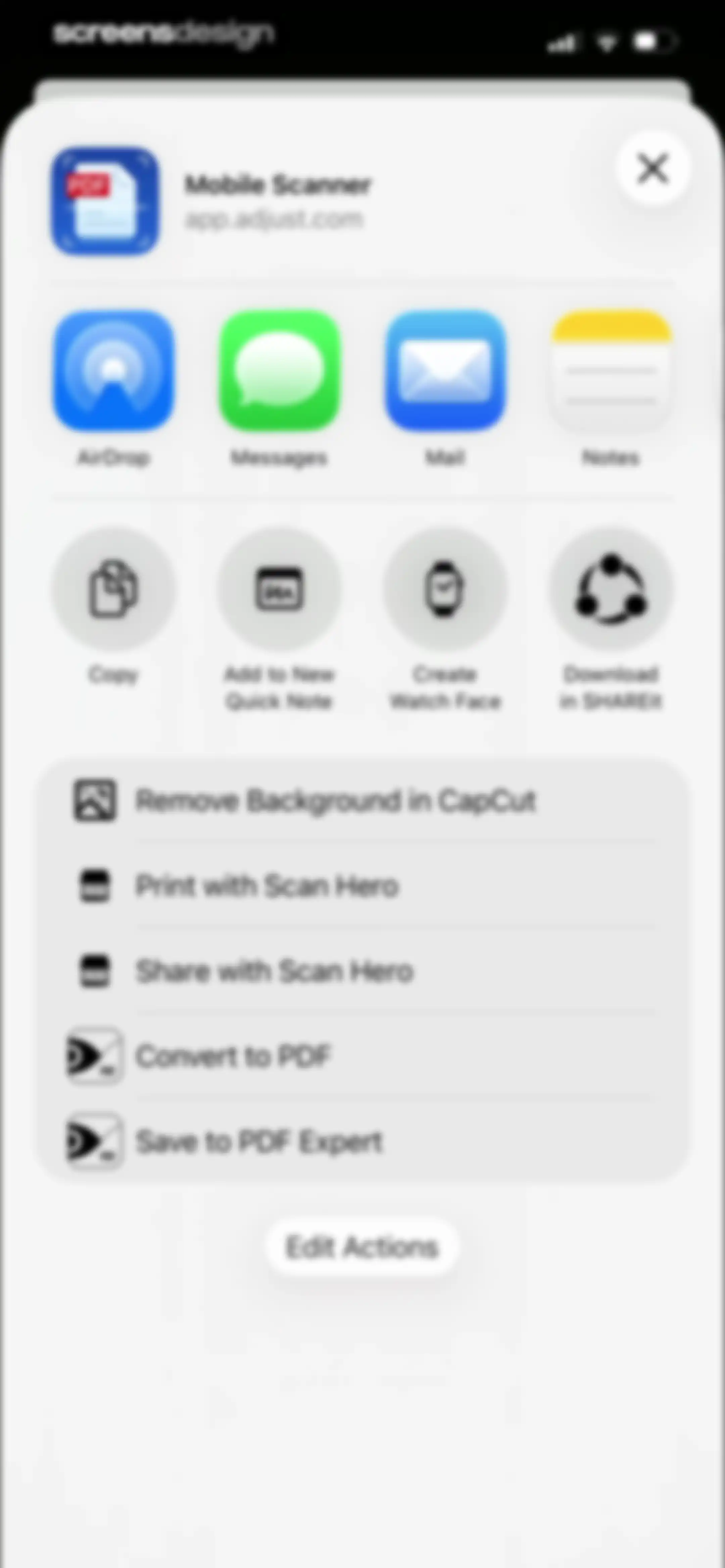 Mobile Scanner App - Scan PDF screen 76