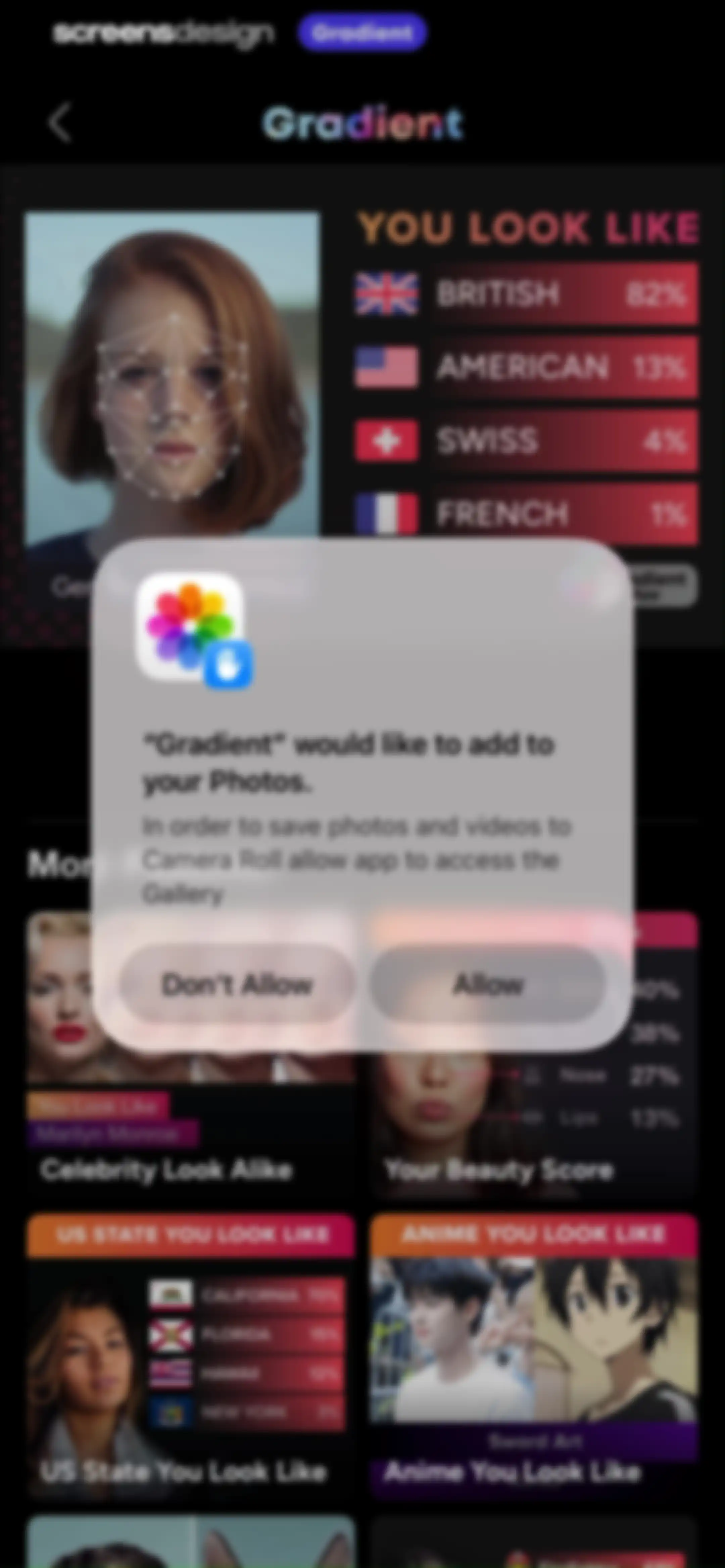 Gradient: You Look Like screen 23