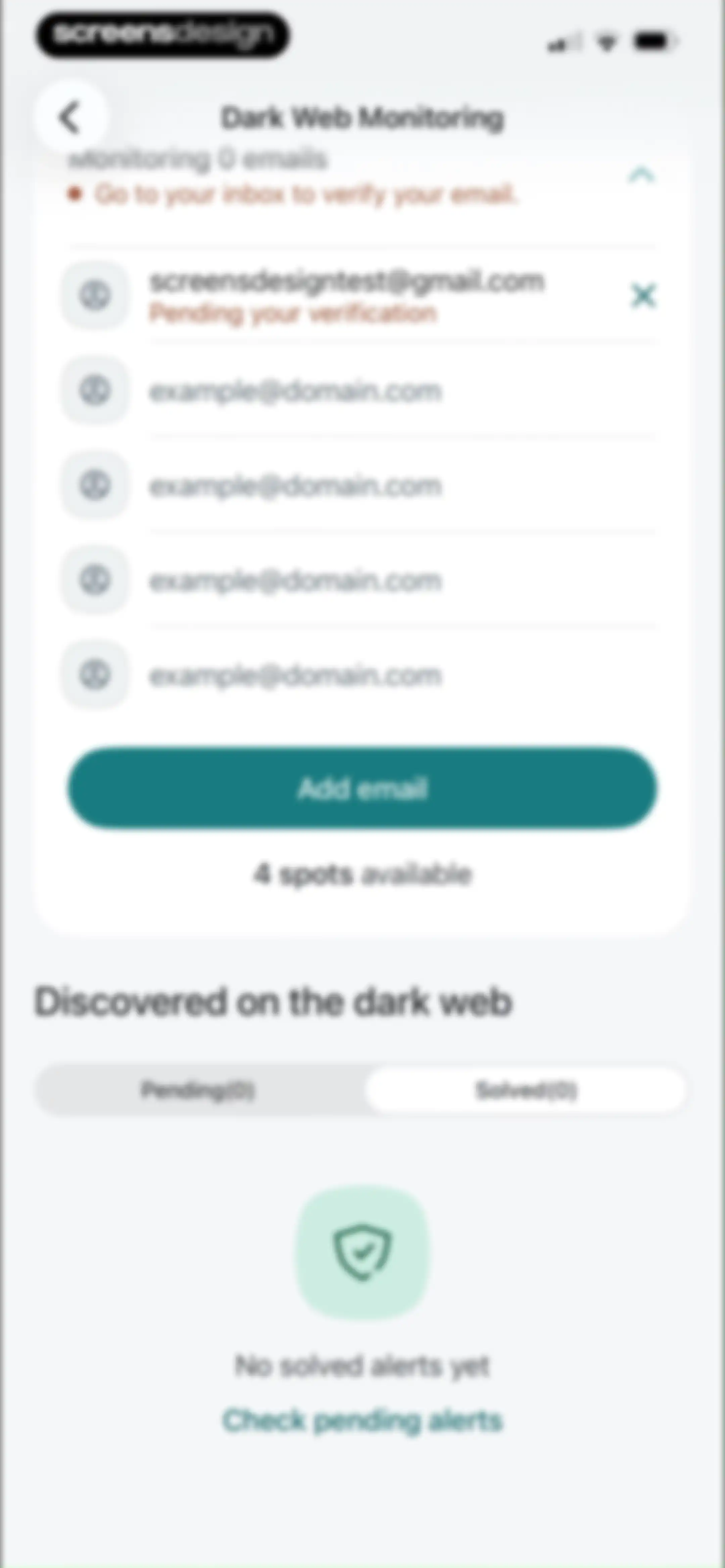 Dashlane Password Manager screen 78