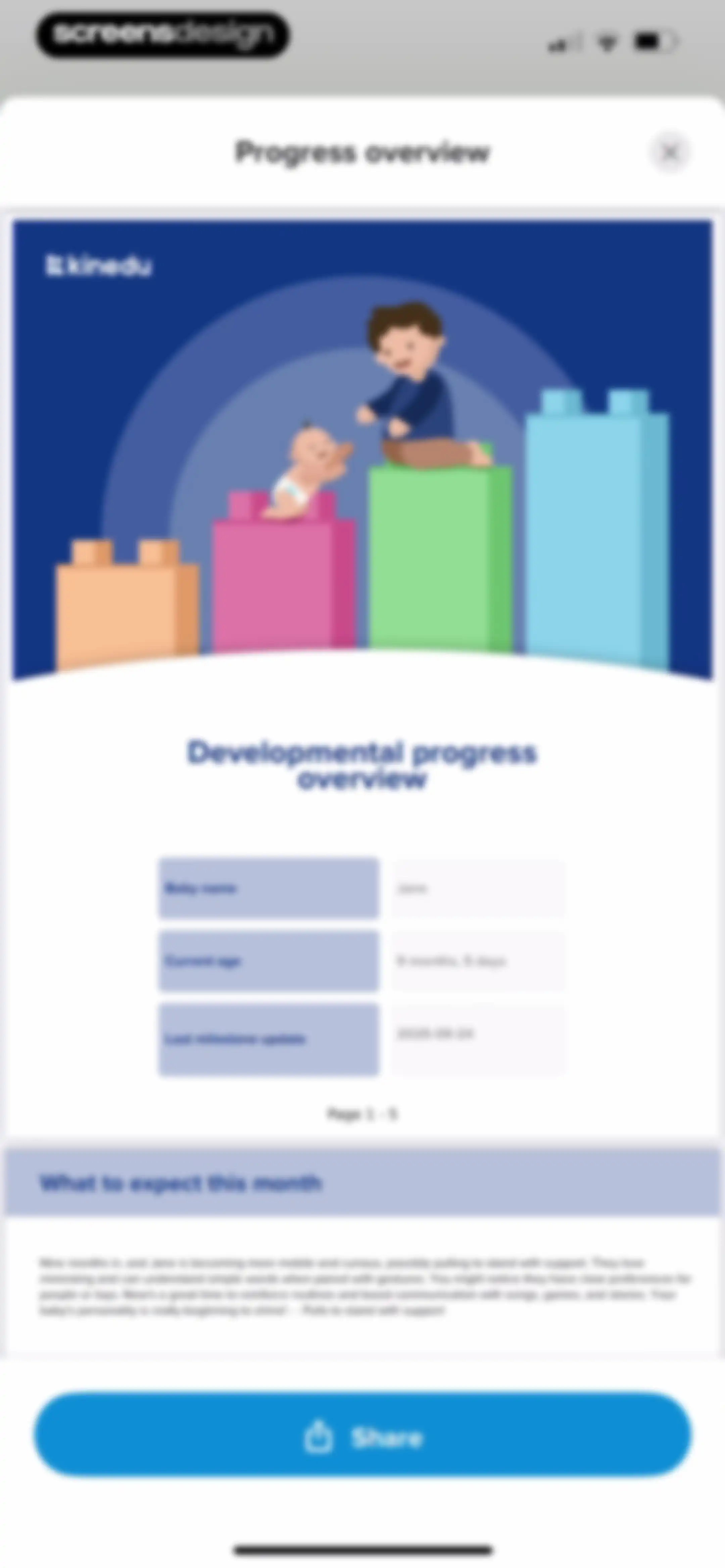 Kinedu: Baby Development screen 56