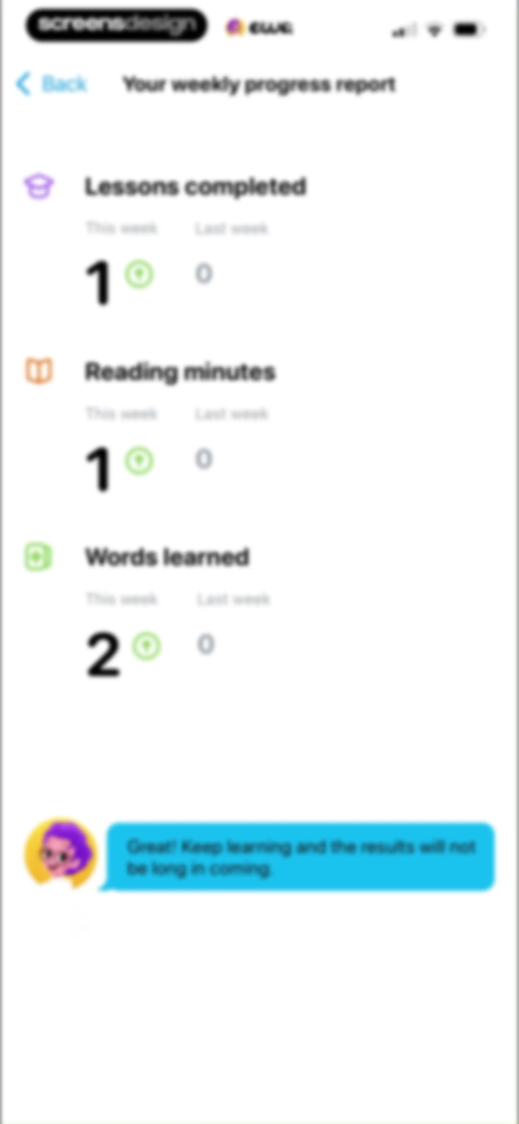 EWA: Learn Languages screen 180
